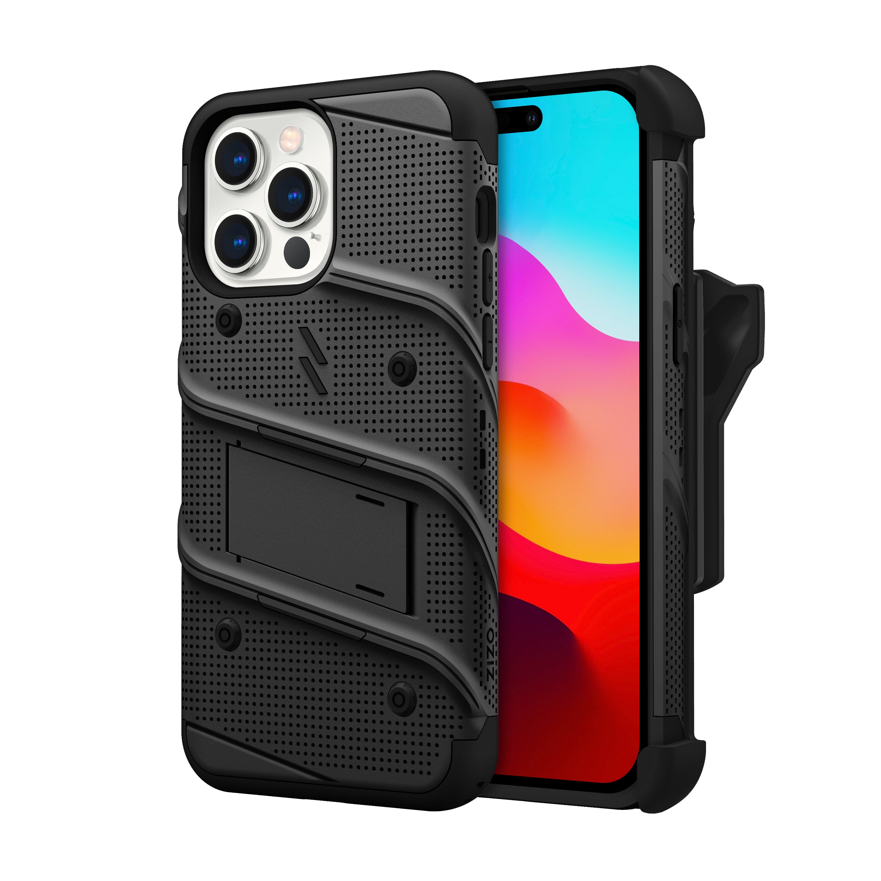 ZIZO BOLT Bundle iPhone 15 Pro Max Case - Black ZIZO BOLT Bundle iPhone 15 Pro Max Case - Black