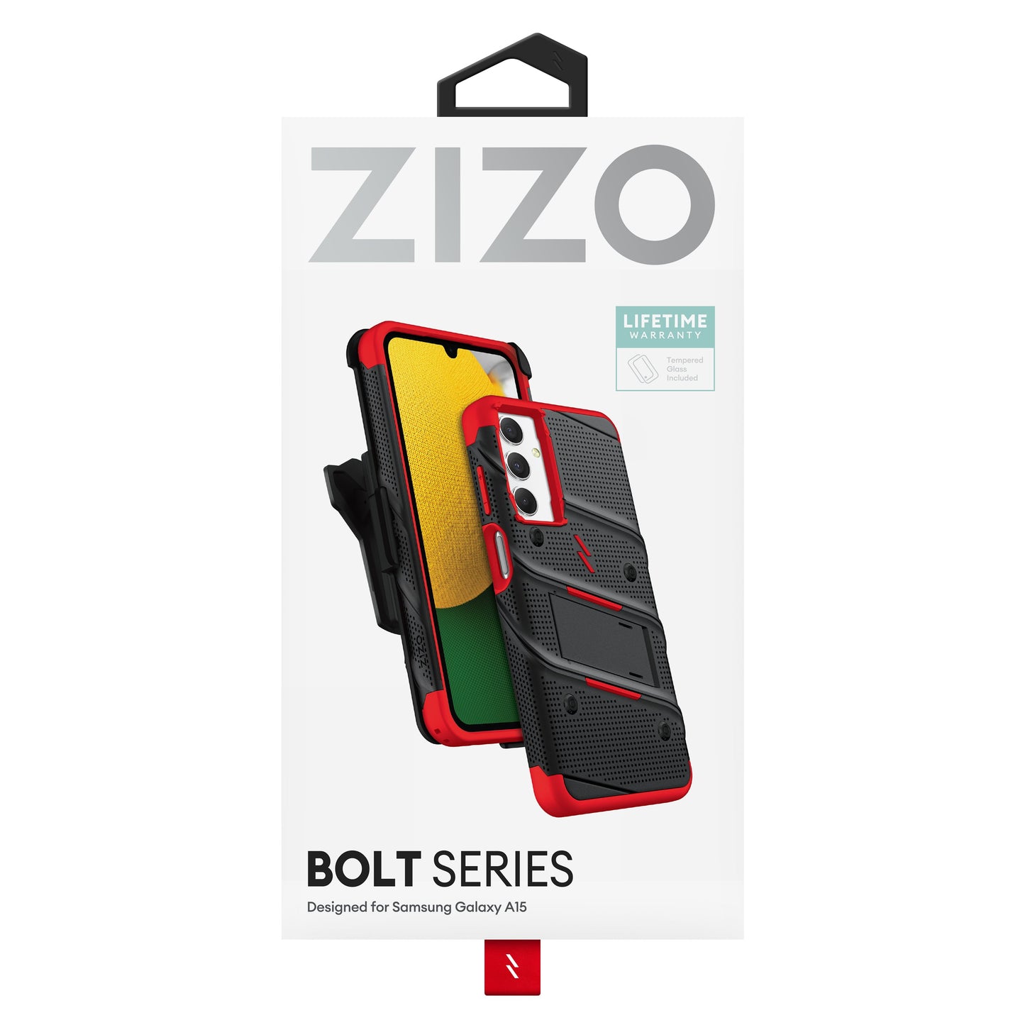 ZIZO BOLT Bundle Galaxy A15 5G Case - Red