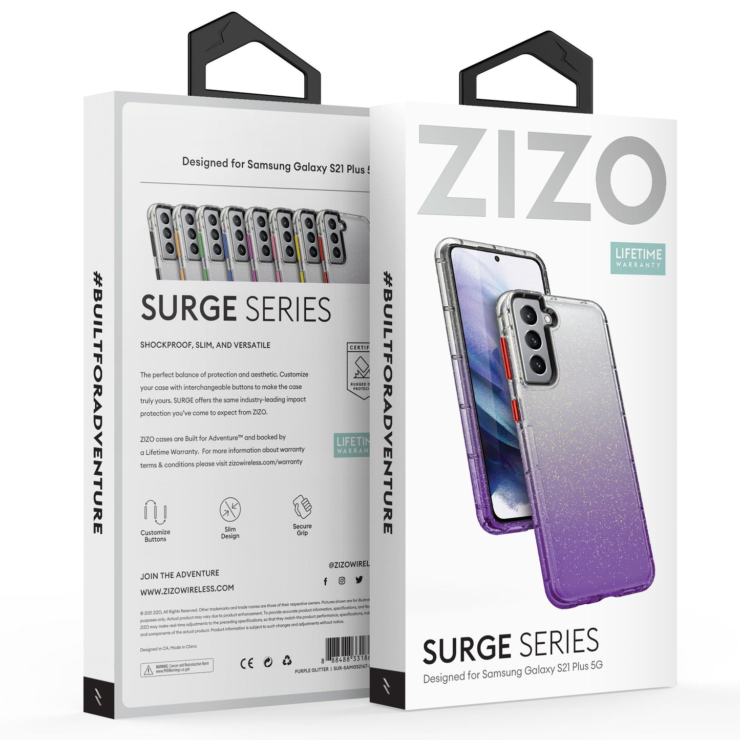 ZIZO SURGE Series Galaxy S21+ 5G Case - ZIZO Wireless