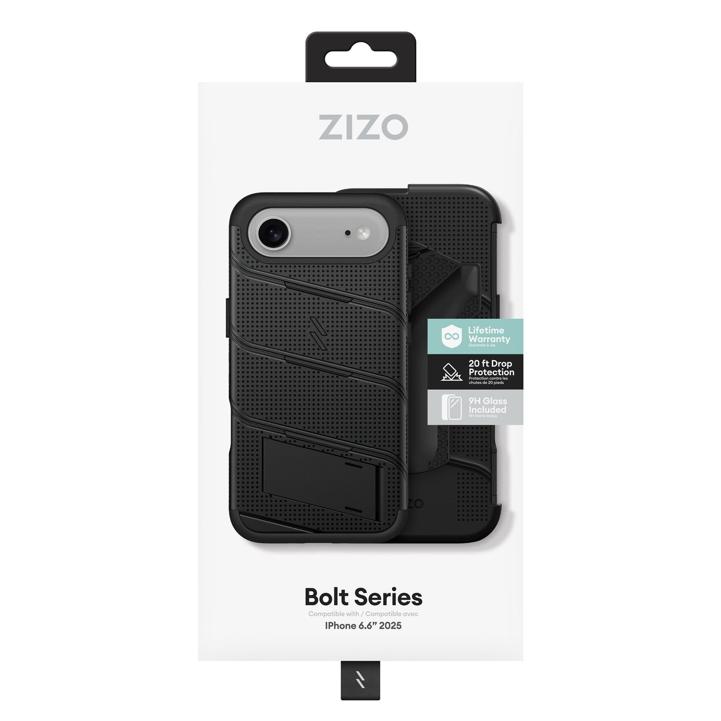 ZIZO BOLT Series iPhone Air MagSafe Case - Black - ZIZO Wireless