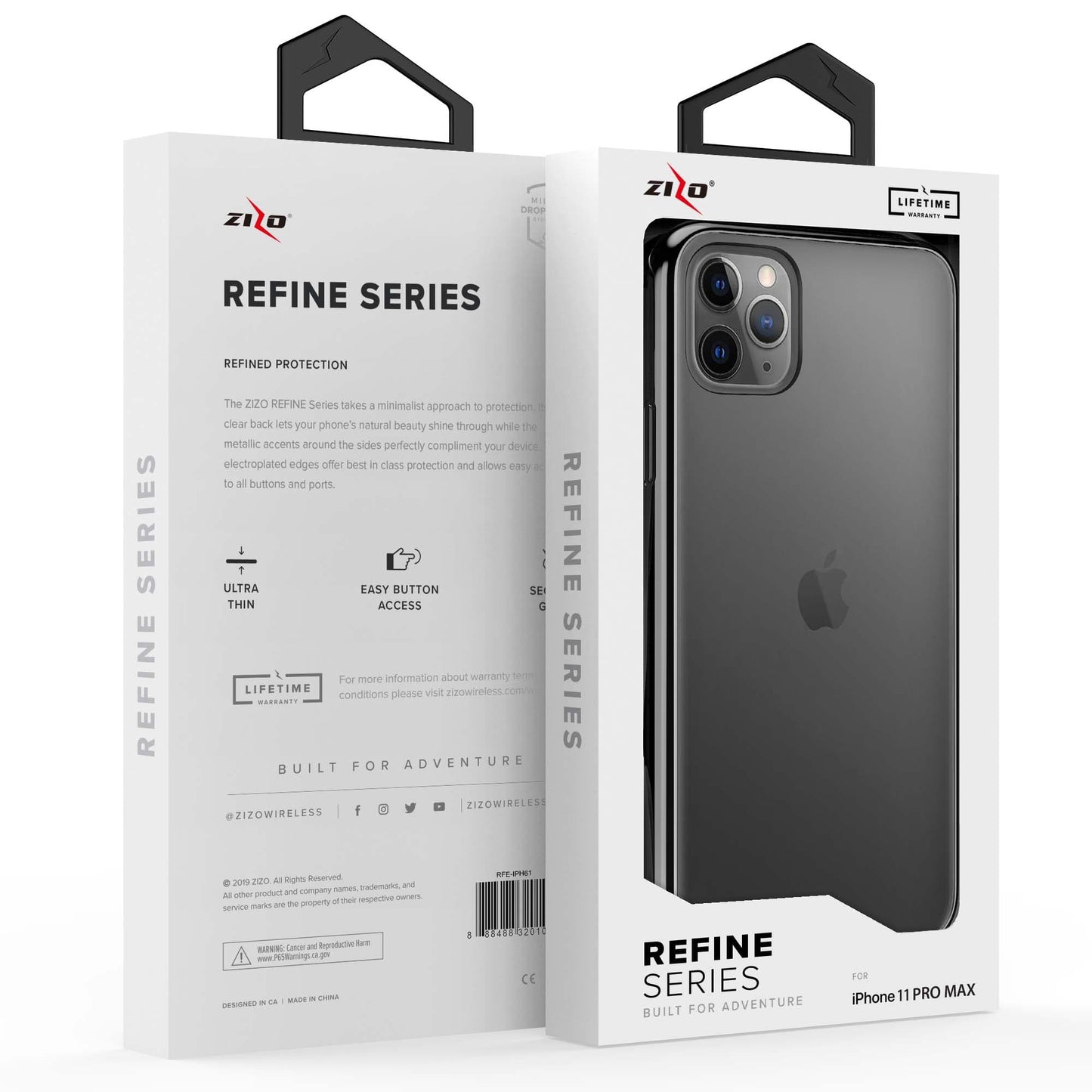 ZIZO REFINE Series iPhone 11 Pro Max Case - Clear
