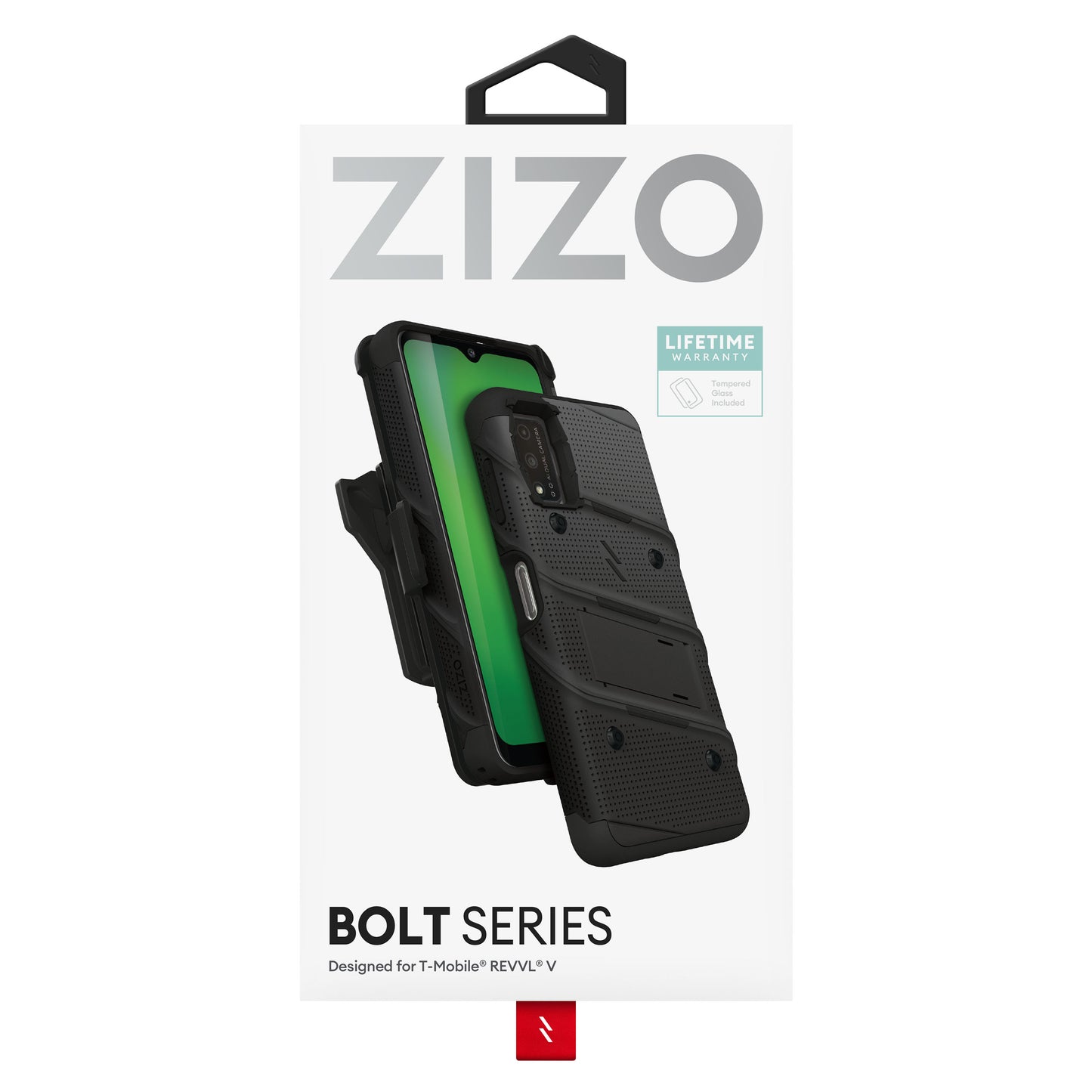 ZIZO BOLT Bundle T-Mobile REVVL V Case - ZIZO Wireless