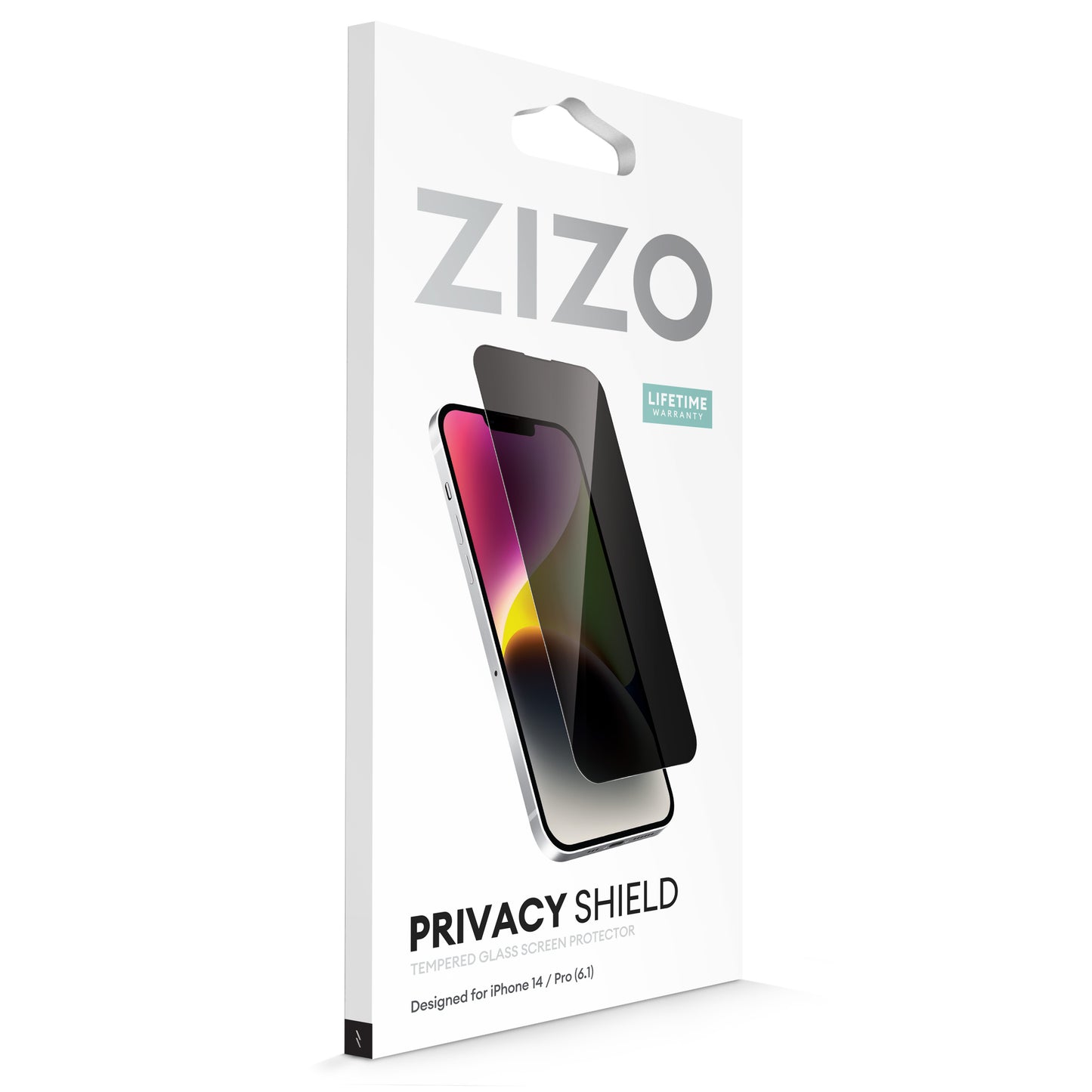 ZIZO PRIVACY Tempered Glass Screen Protector for iPhone 14, iPhone 13 - Privacy - ZIZO Wireless