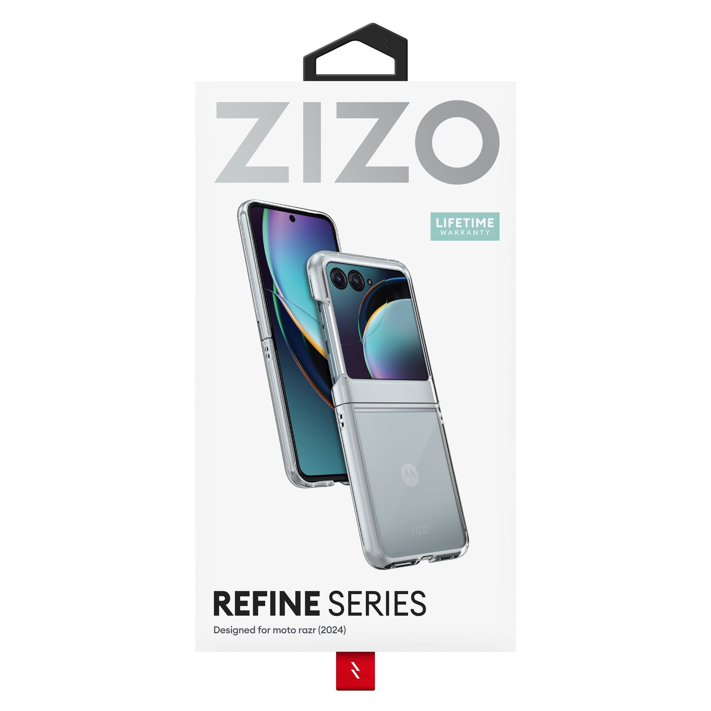 ZIZO REFINE Series moto razr (2024) Case - Clear