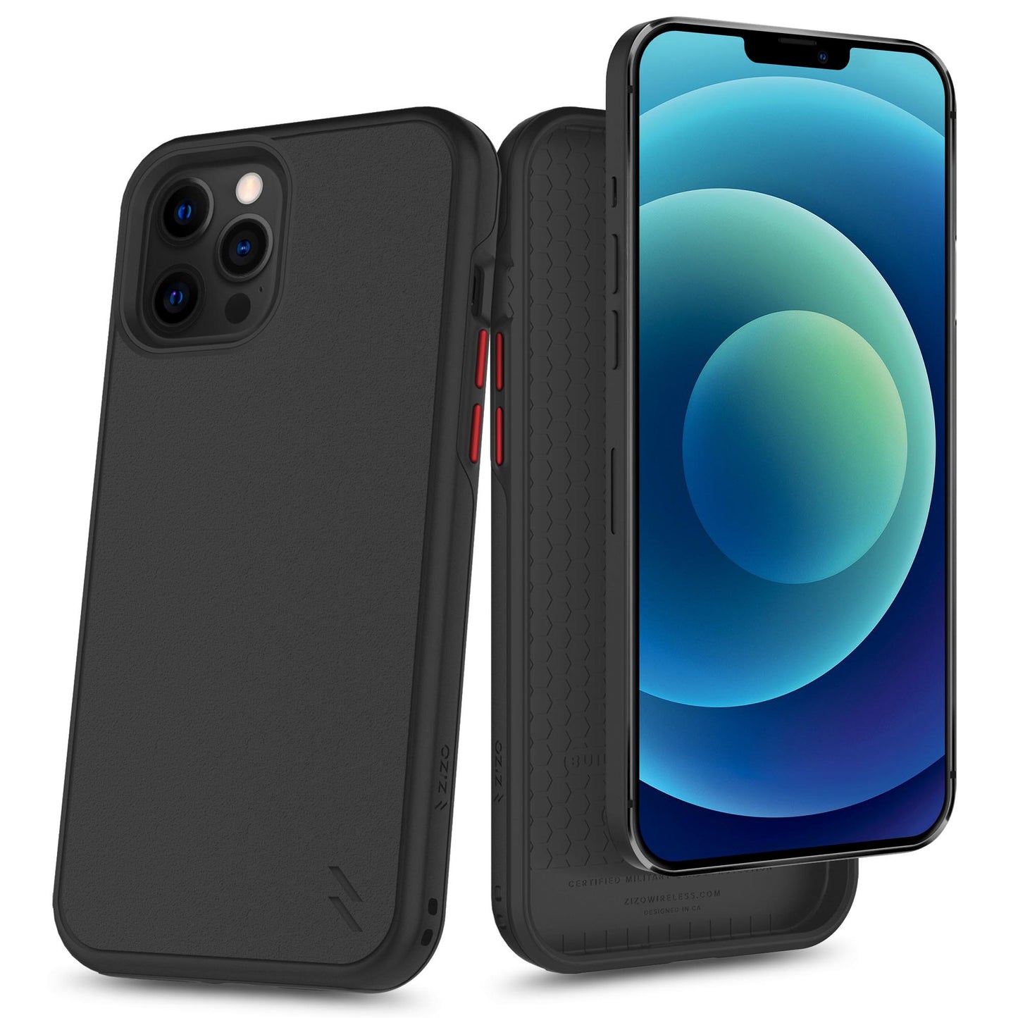 ZIZO DIVISION Series iPhone 12 / iPhone 12 Pro Case - Black