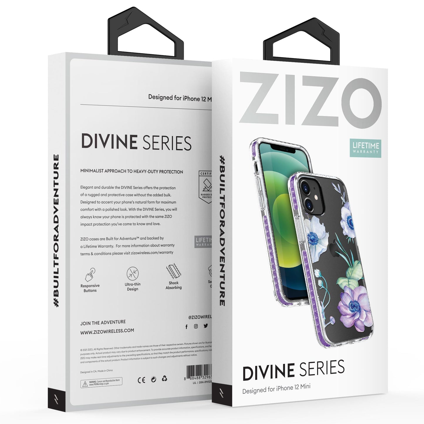 ZIZO DIVINE Series iPhone 12 Mini Case - Lilac - ZIZO Wireless