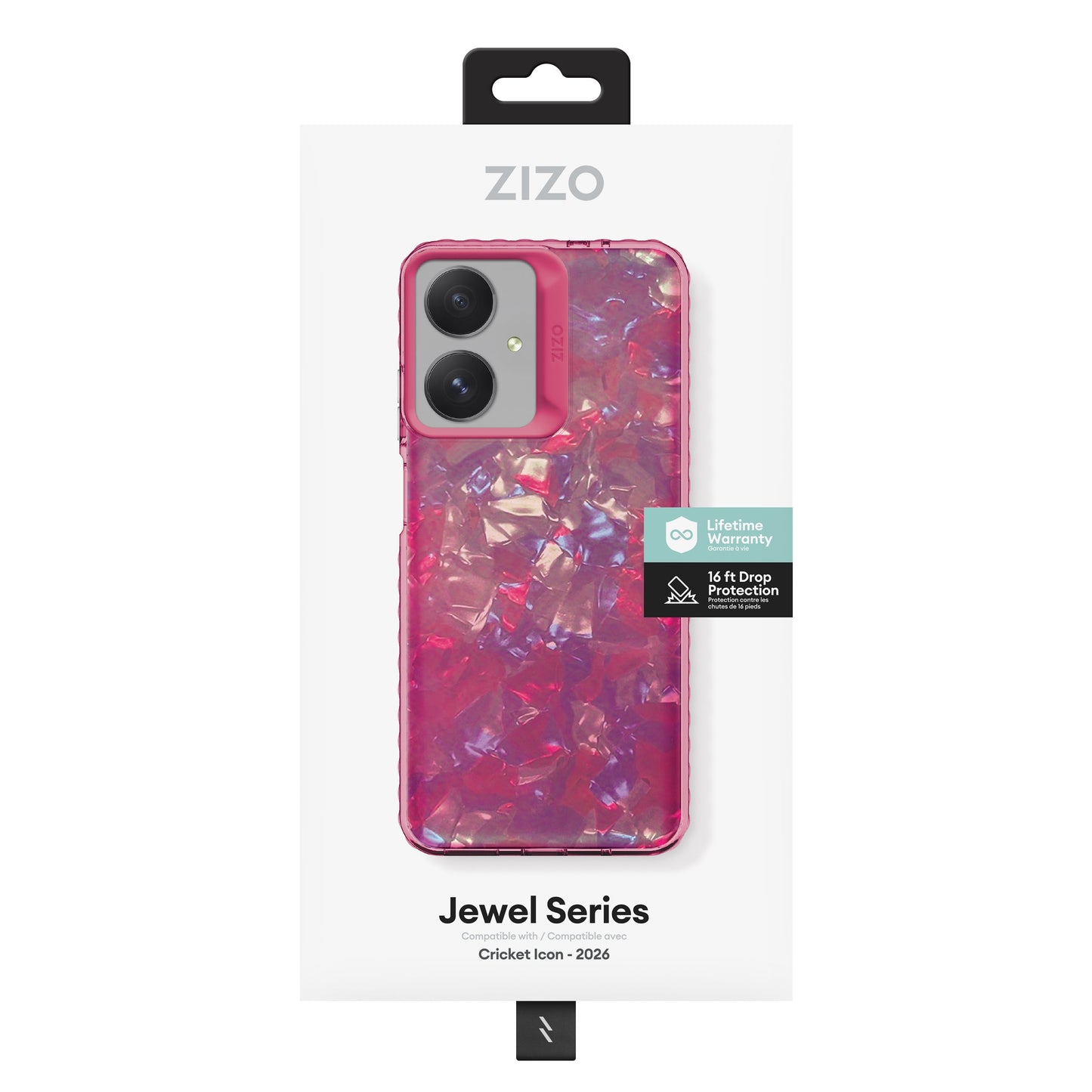 ZIZO JEWEL Series Cricket Icon - 2026 Case - Blossom - ZIZO Wireless