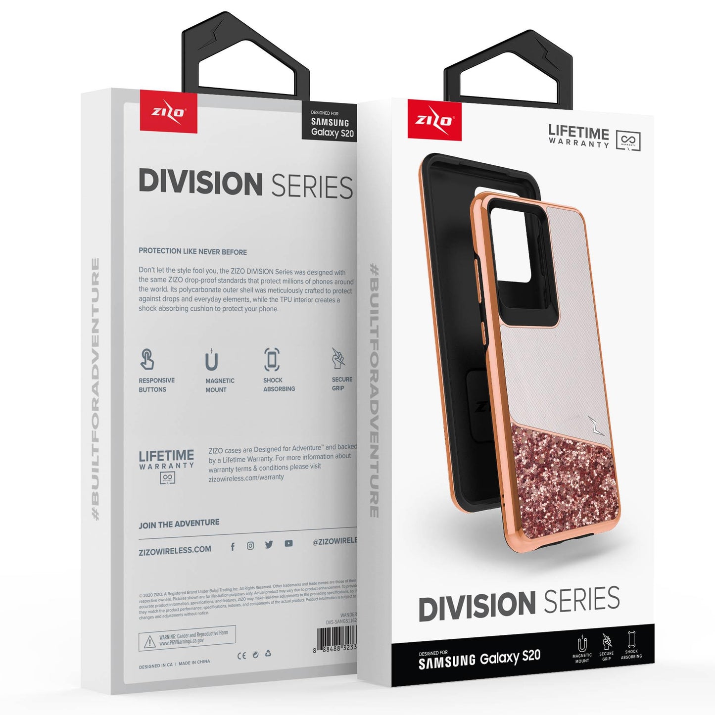 ZIZO DIVISION Series Galaxy S20 Case - Wanderlust - ZIZO Wireless
