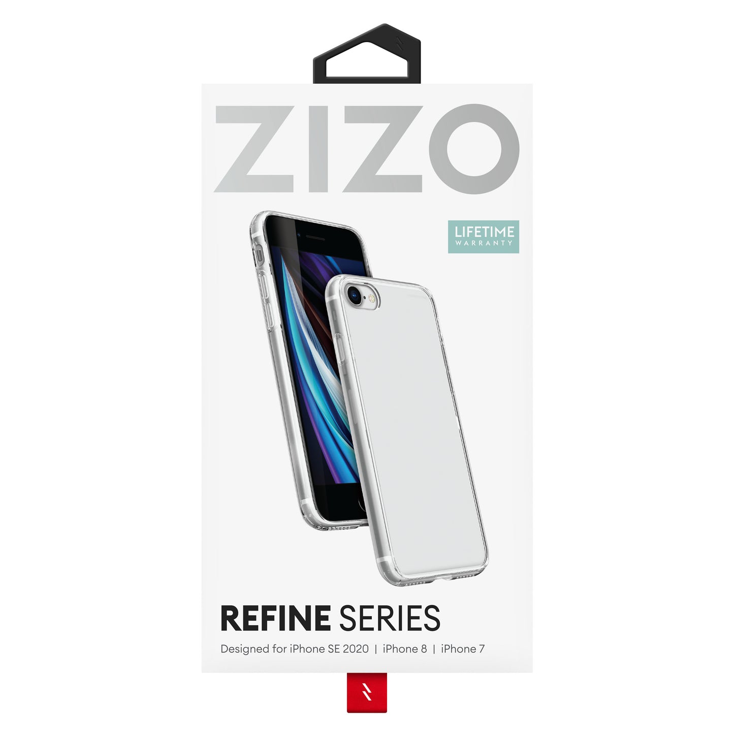 ZIZO REFINE Series Case for iPhone SE (3rd and 2nd gen)/8/7 - Clear - ZIZO Wireless