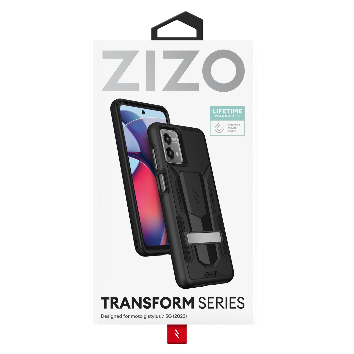 ZIZO TRANSFORM Series moto g stylus (2023) Case - Black