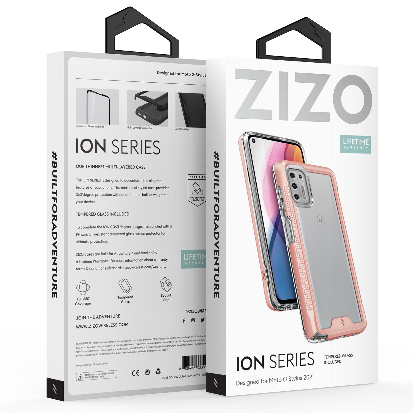 ZIZO ION Series Moto G Stylus (2021) Case - ZIZO Wireless