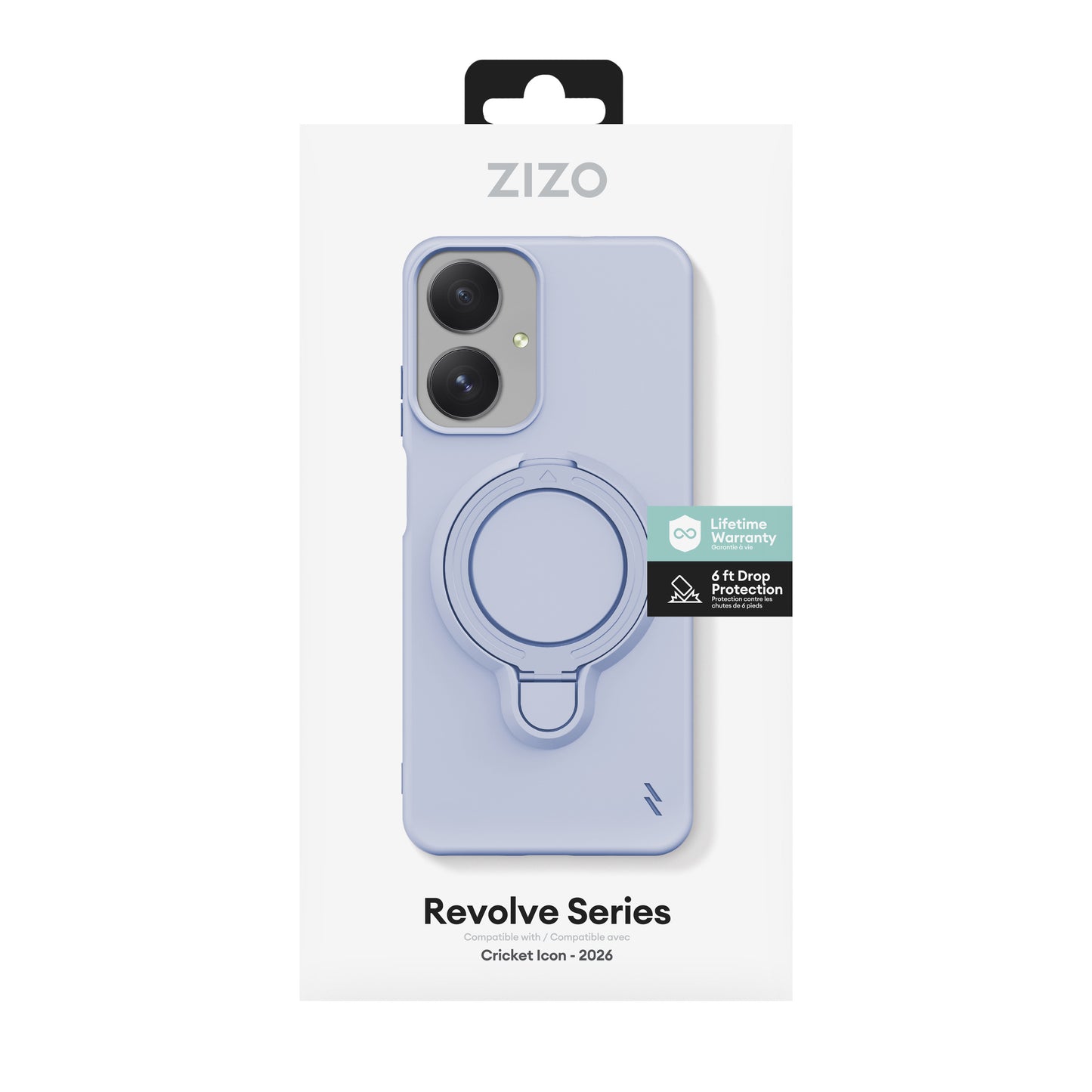ZIZO REVOLVE Series Cricket Icon - 2026 Case - Violet - ZIZO Wireless
