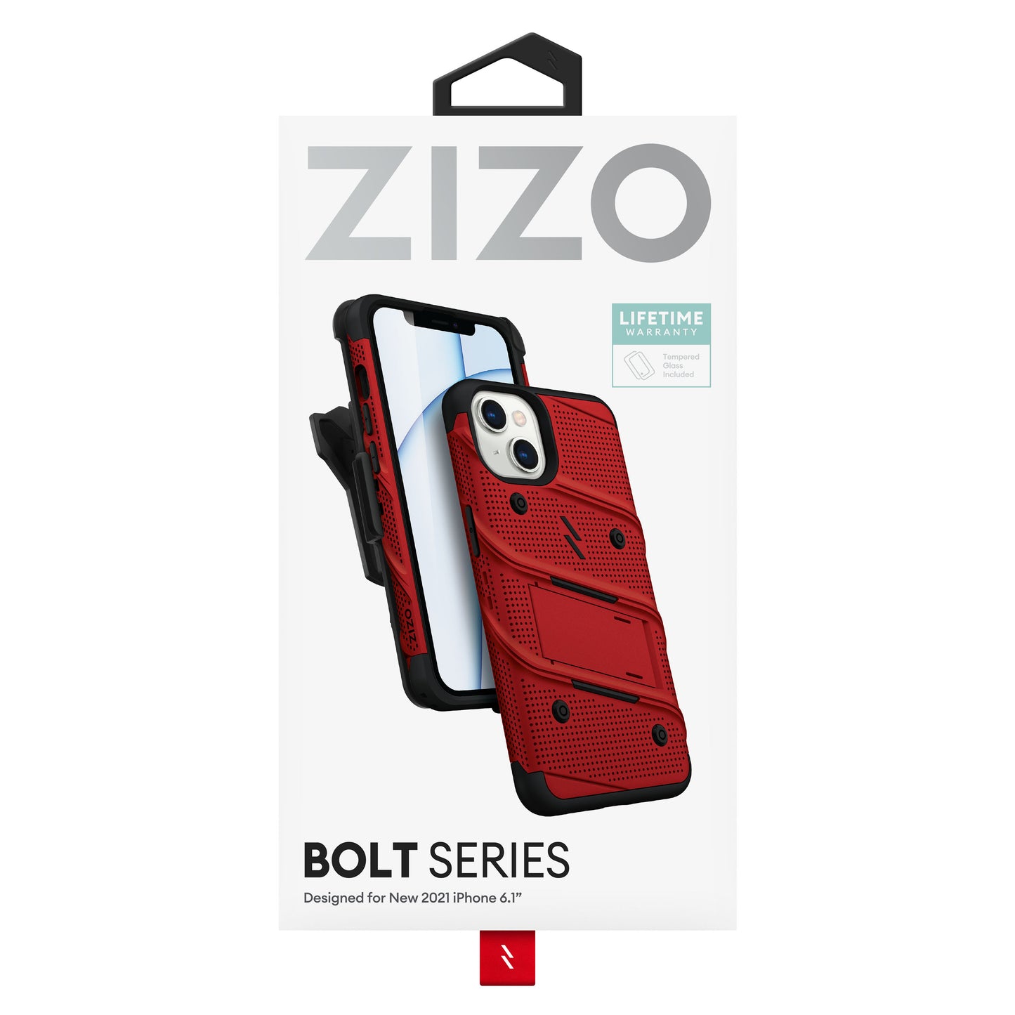 ZIZO BOLT Bundle iPhone 13 Case with Tempered Glass