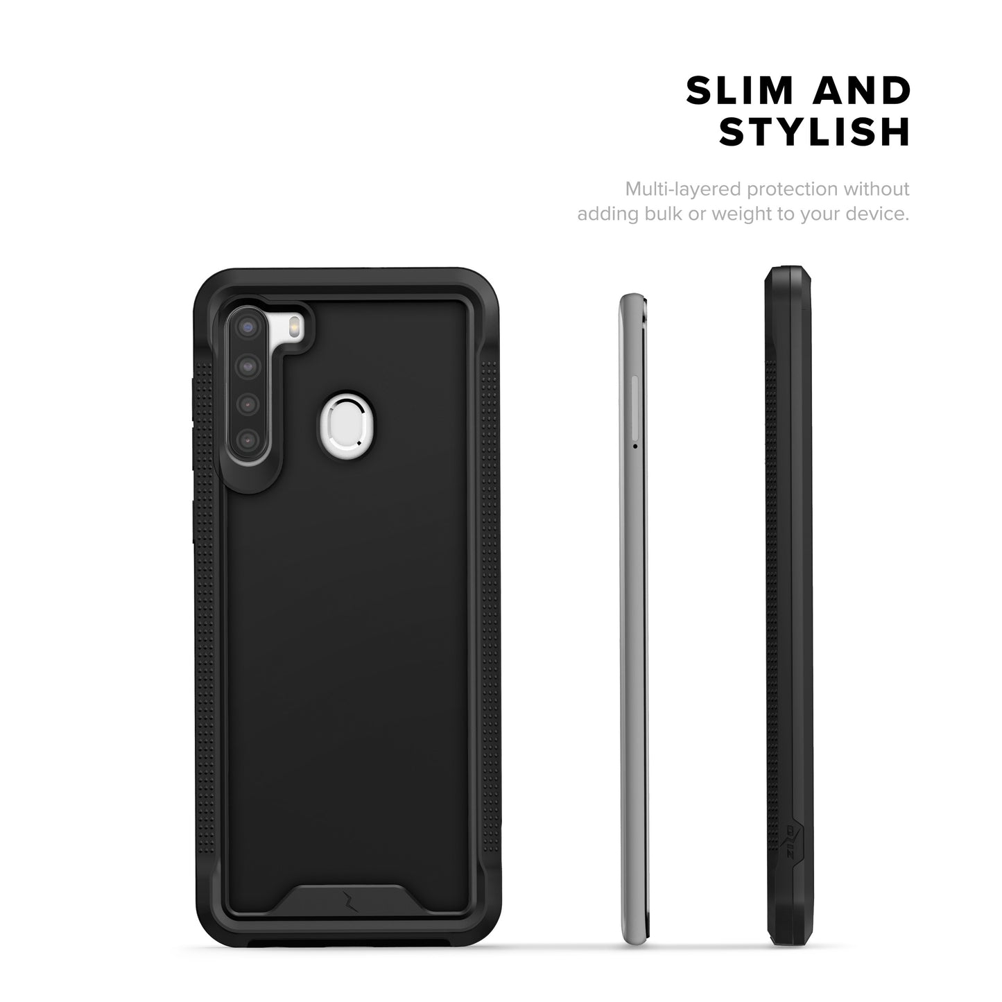 ZIZO ION Series Samsung Galaxy A21 Case - Black & Black