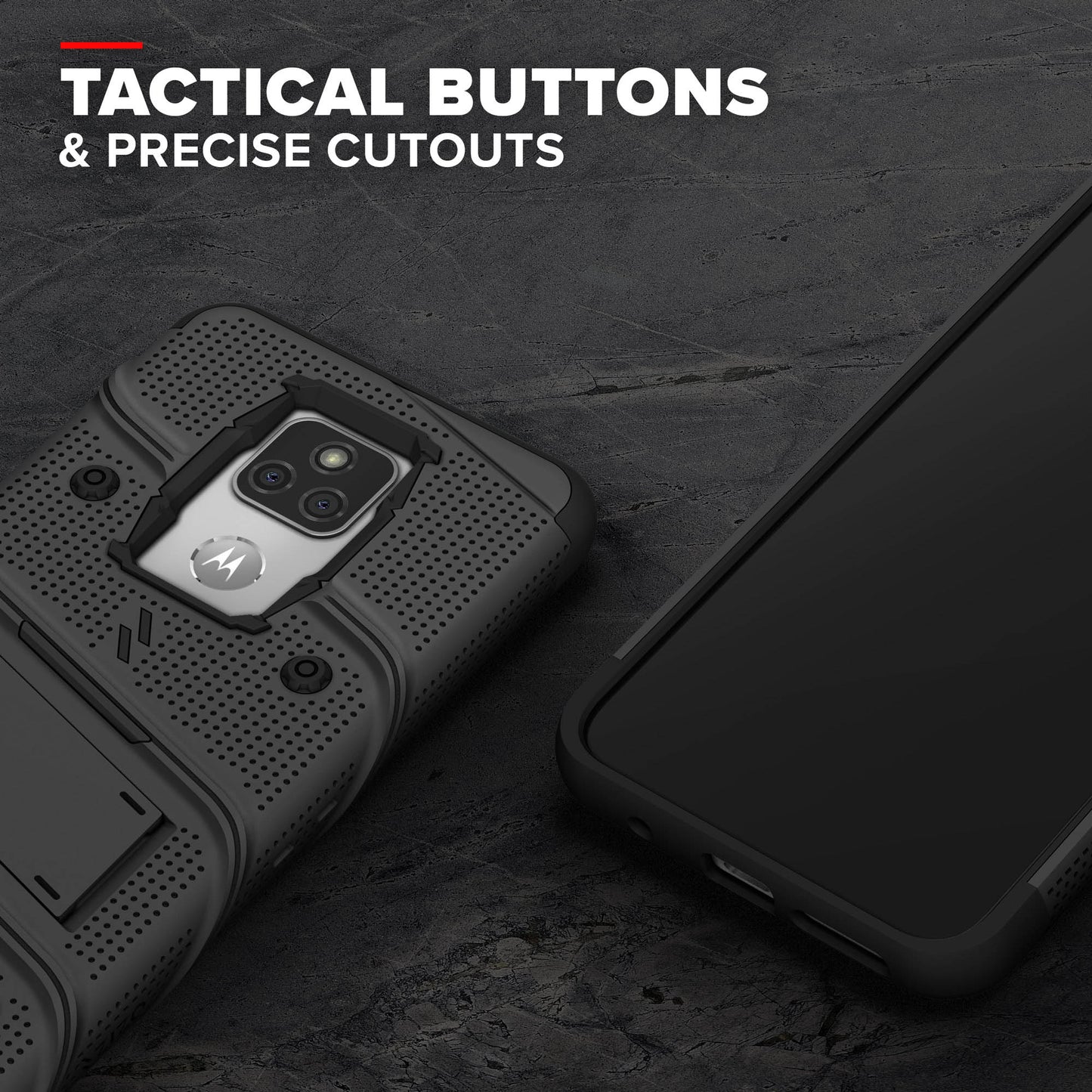 ZIZO BOLT Series Moto G Play (2021) Case - Black