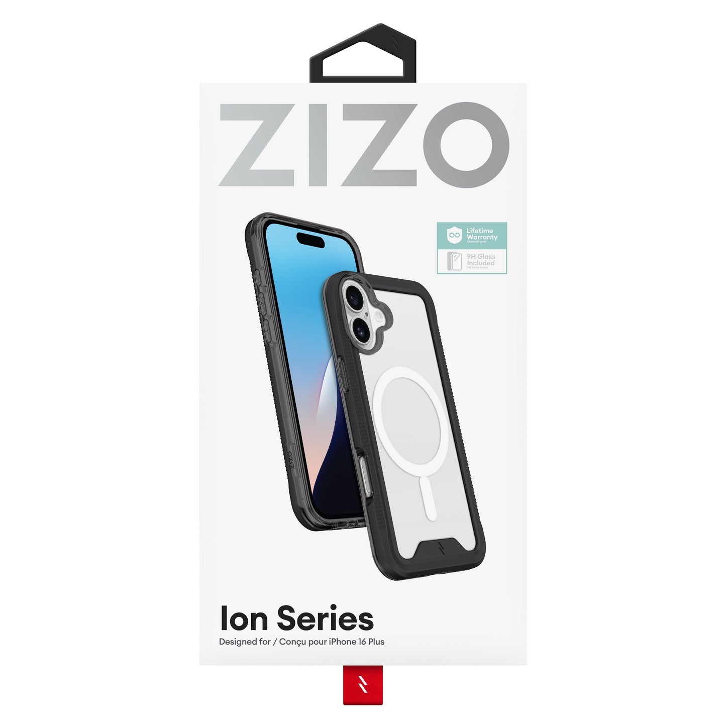 ZIZO ION Series iPhone 16 Plus MagSafe Case - Black
