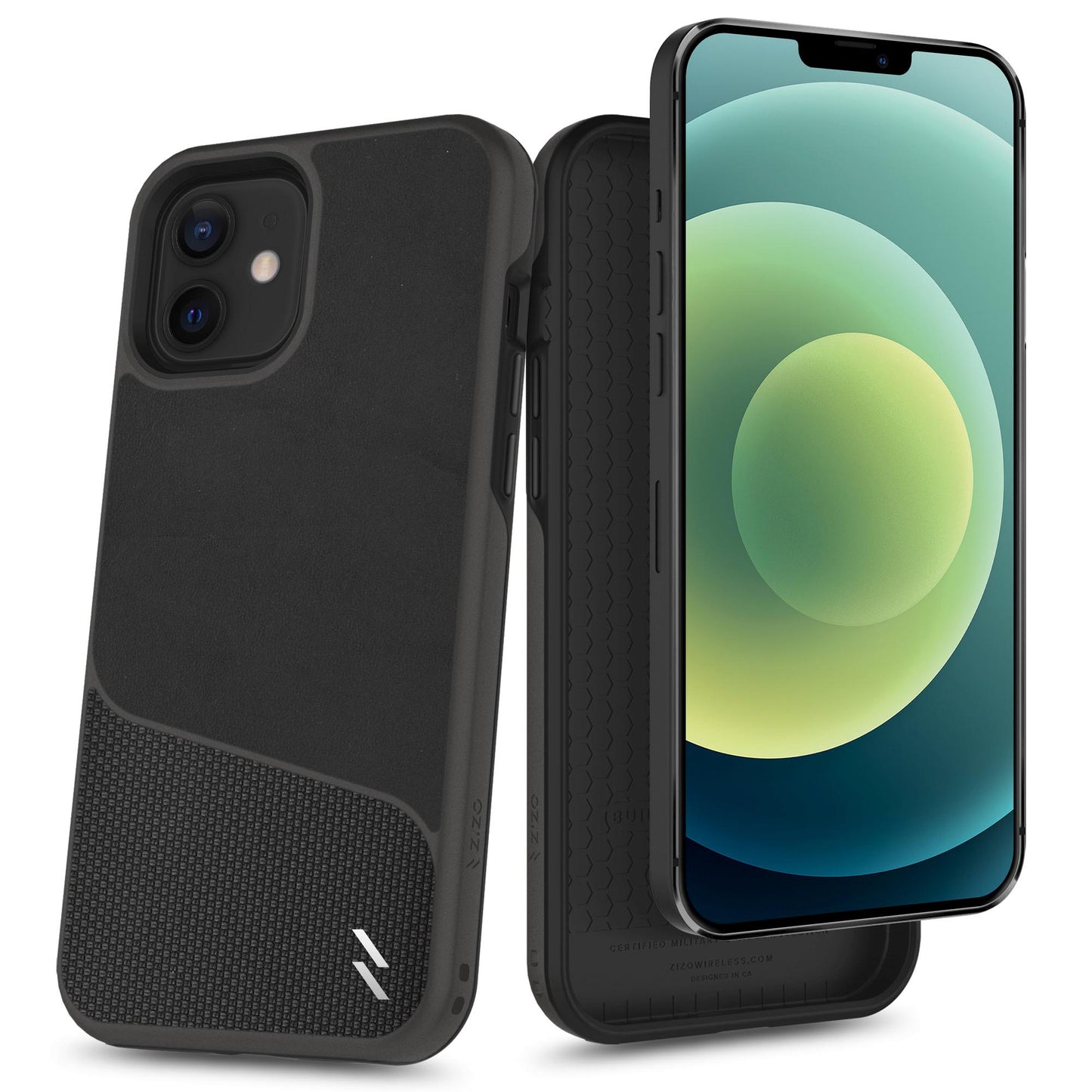ZIZO DIVISION Series iPhone 12 Mini Case - Nylon Black - ZIZO Wireless