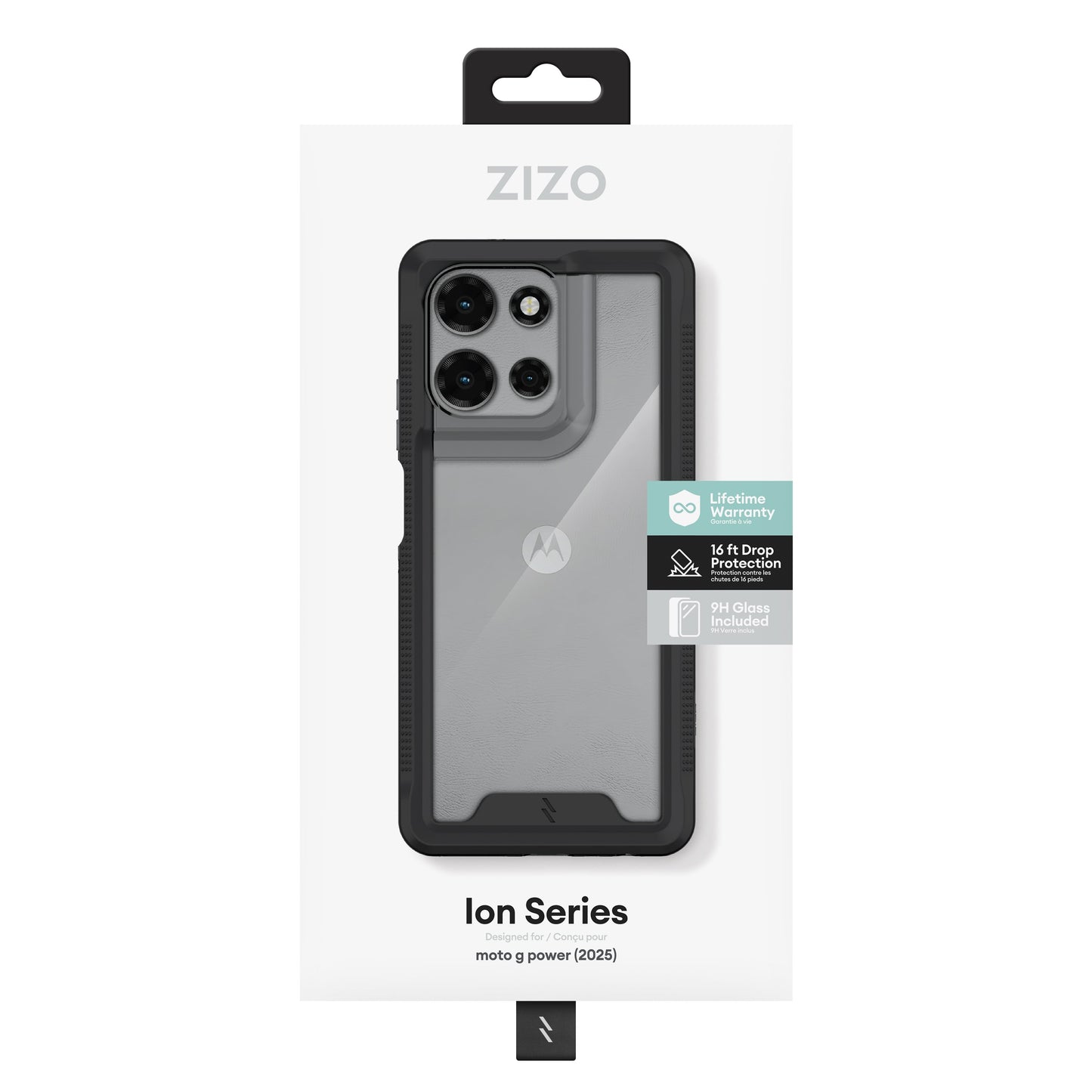 ZIZO ION Series moto g power (2025) Case - Black