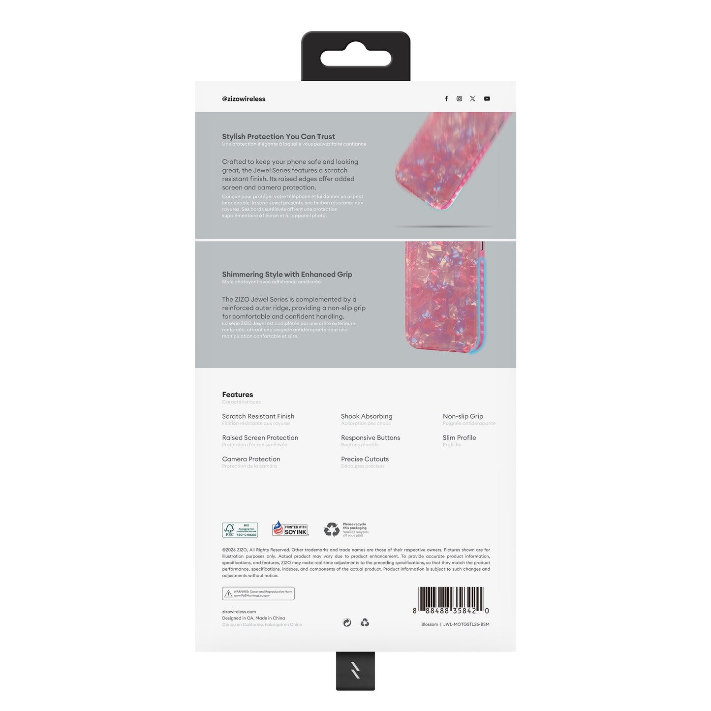 ZIZO JEWEL Series moto g stylus - 2026 / 2025 Case