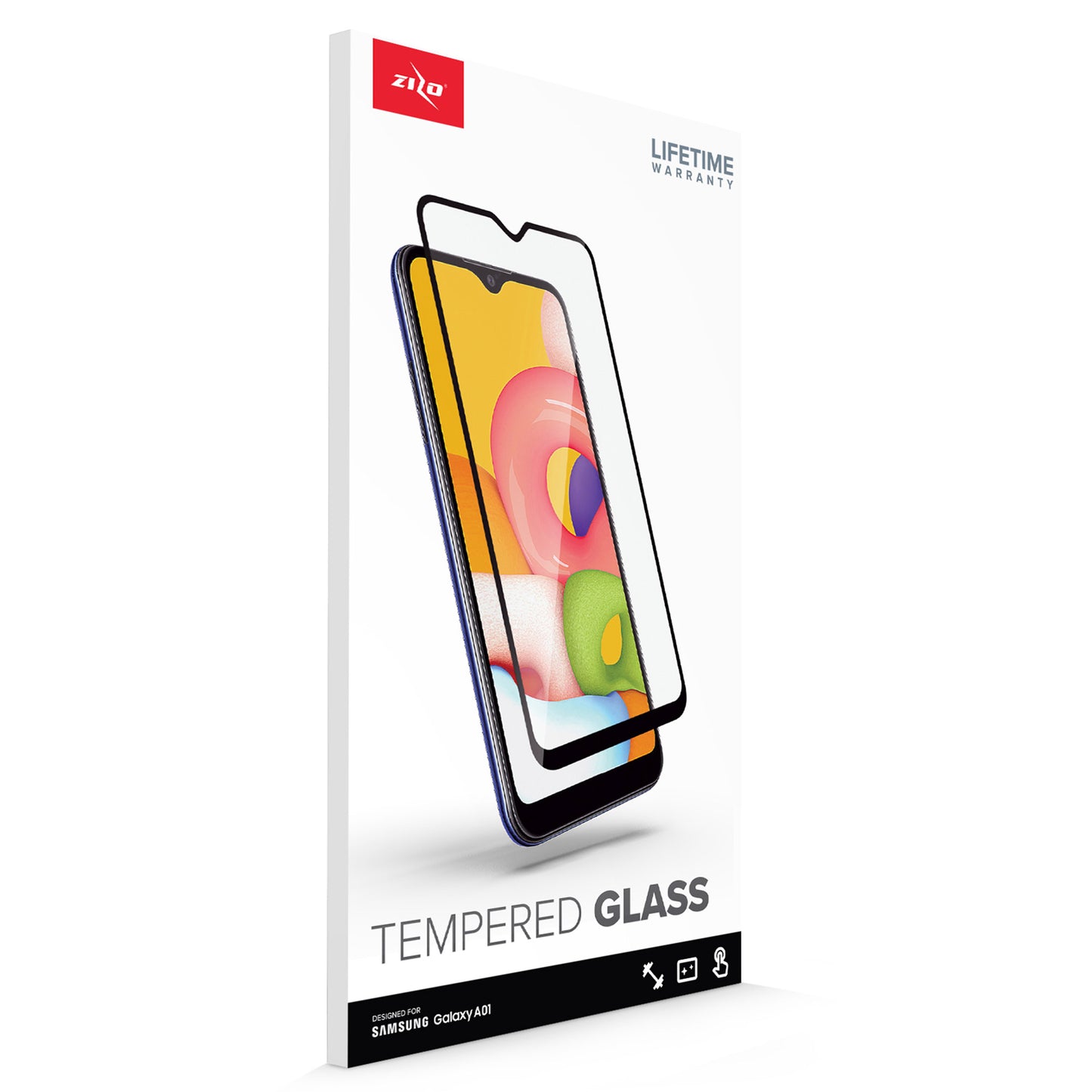 ZIZO TEMPERED GLASS Screen Protector for Samsung Galaxy A01 - ZIZO Wireless