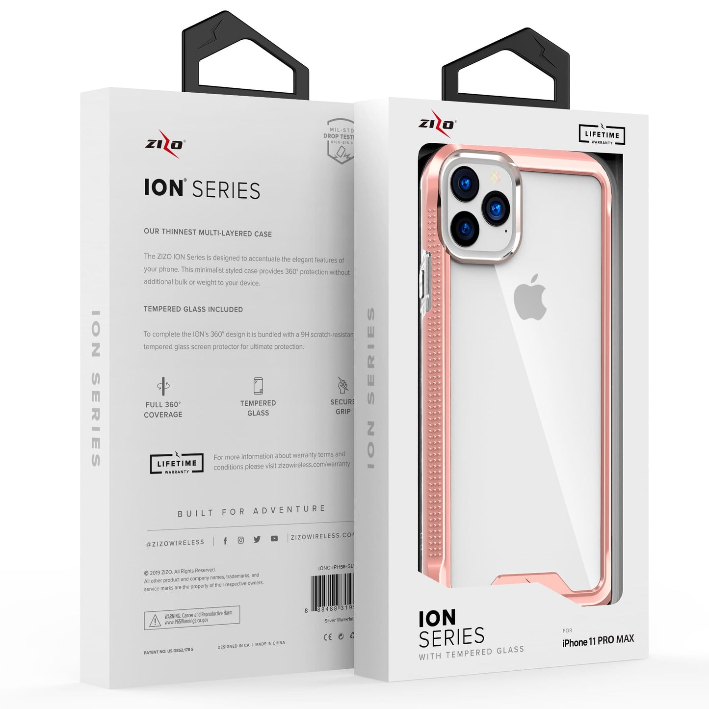 ZIZO ION Series iPhone 11 Pro Max Case - Rose Gold