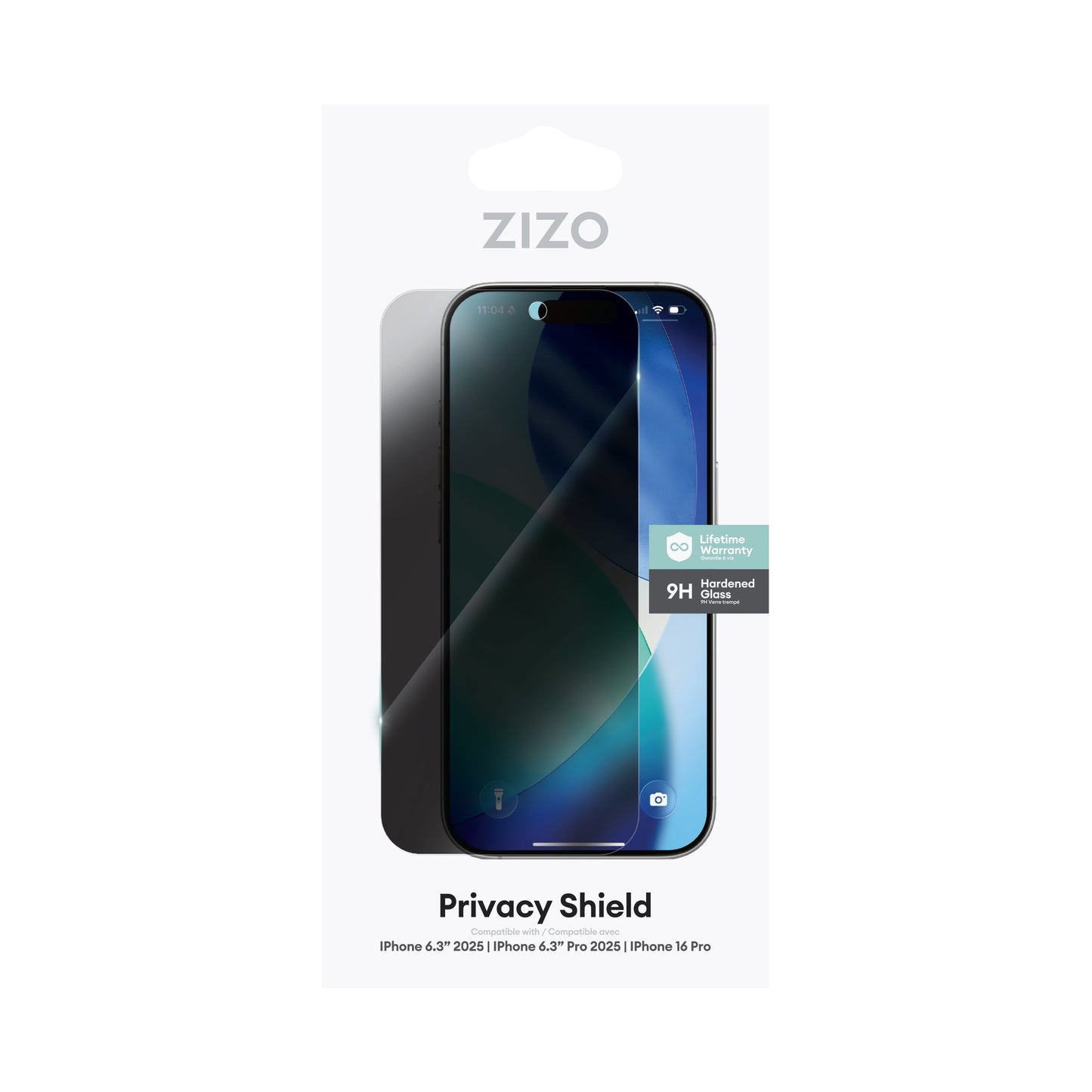 ZIZO PRIVACY Tempered Glass Screen Protector for iPhone 17 Pro