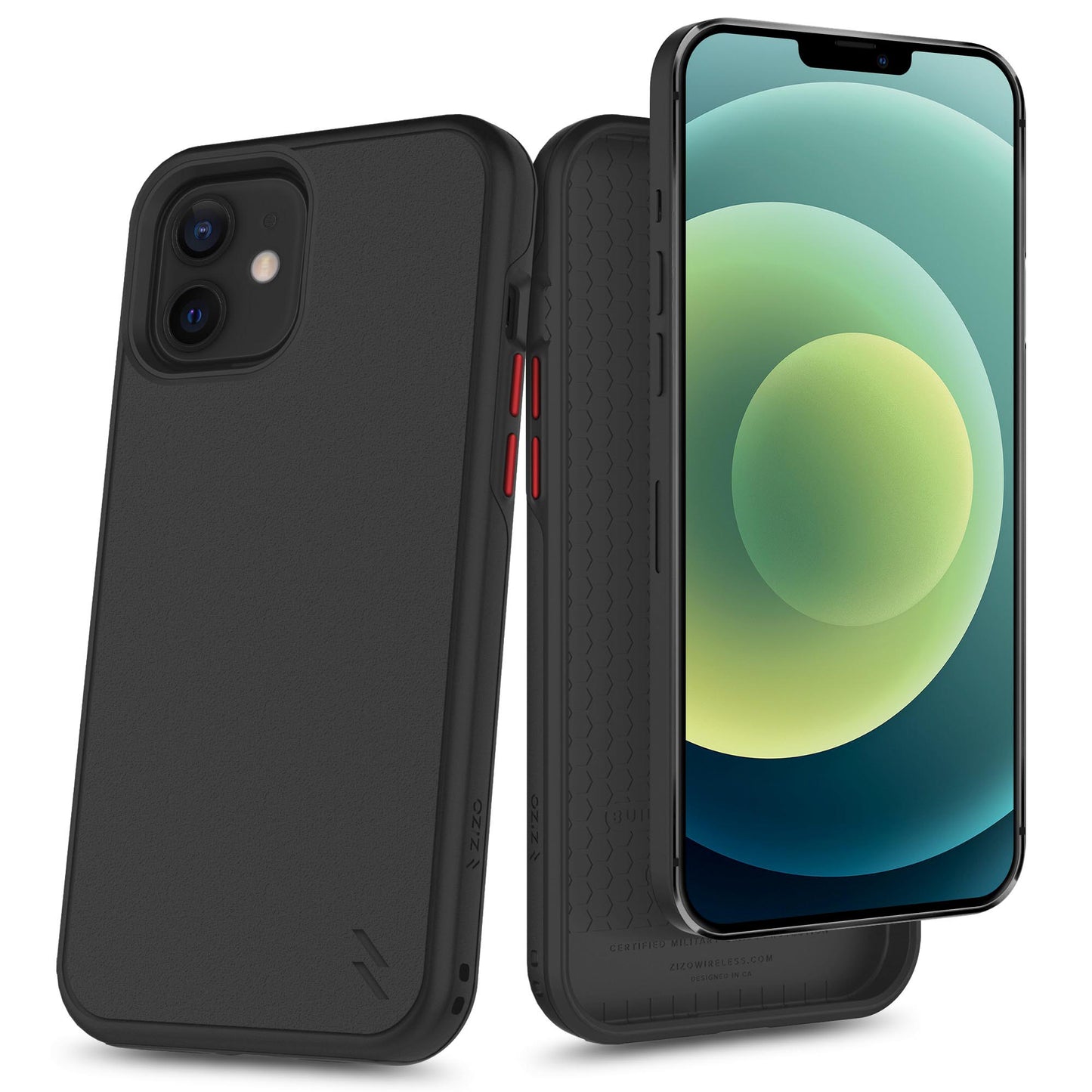ZIZO DIVISION Series iPhone 12 Mini Case - Black - ZIZO Wireless