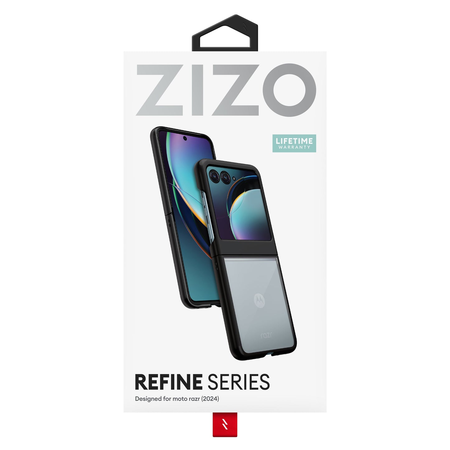 ZIZO REFINE Series moto razr (2024) Case - Black
