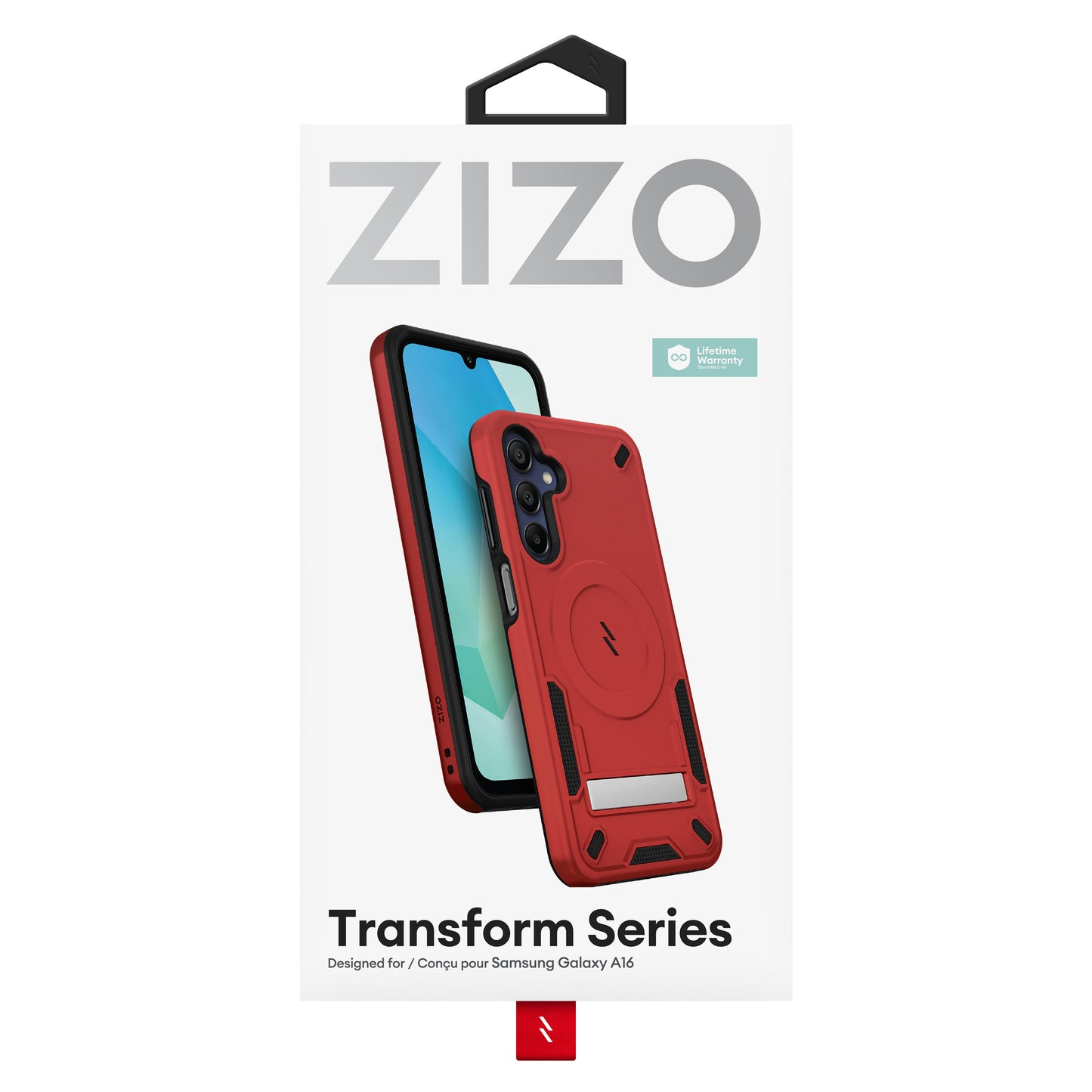 ZIZO TRANSFORM Series Galaxy A16 5G Case - Red