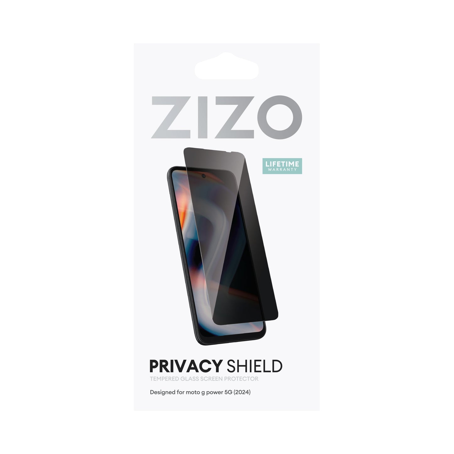 ZIZO PRIVACY Tempered Glass Screen Protector for moto g power 5G (2024) - Privacy