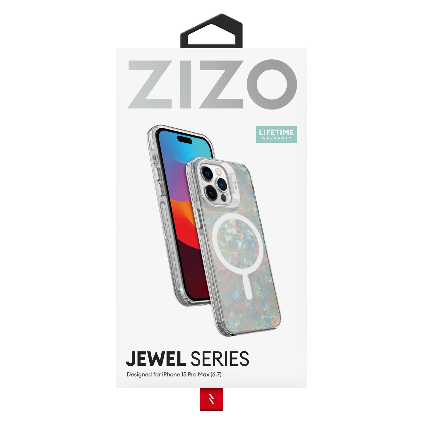 ZIZO JEWEL Series iPhone 15 Pro Max MagSafe Case - Opal - ZIZO Wireless