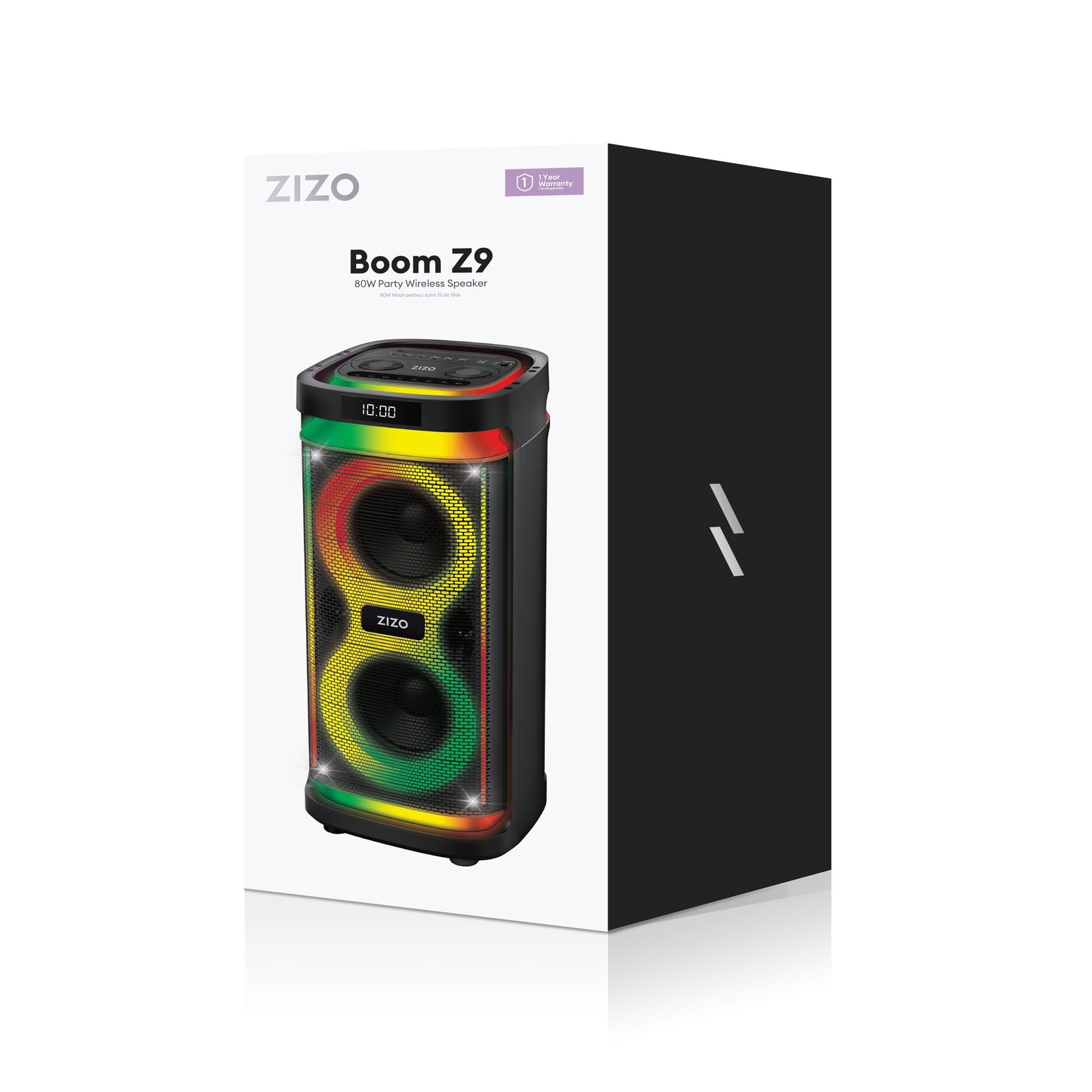 ZIZO Boom Z9 80W Wireless Speaker - Black