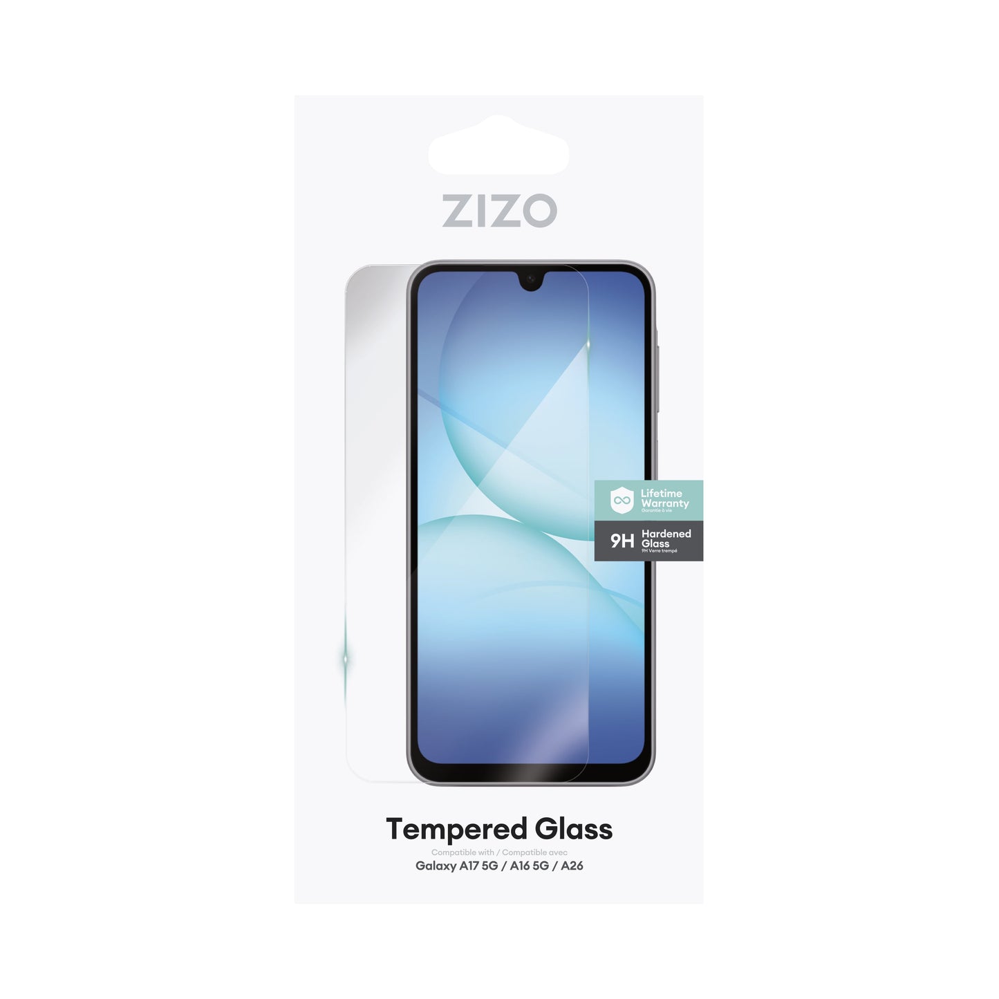 ZIZO TEMPERED GLASS Screen Protector for Galaxy A17 / A16 / A26 - Clear