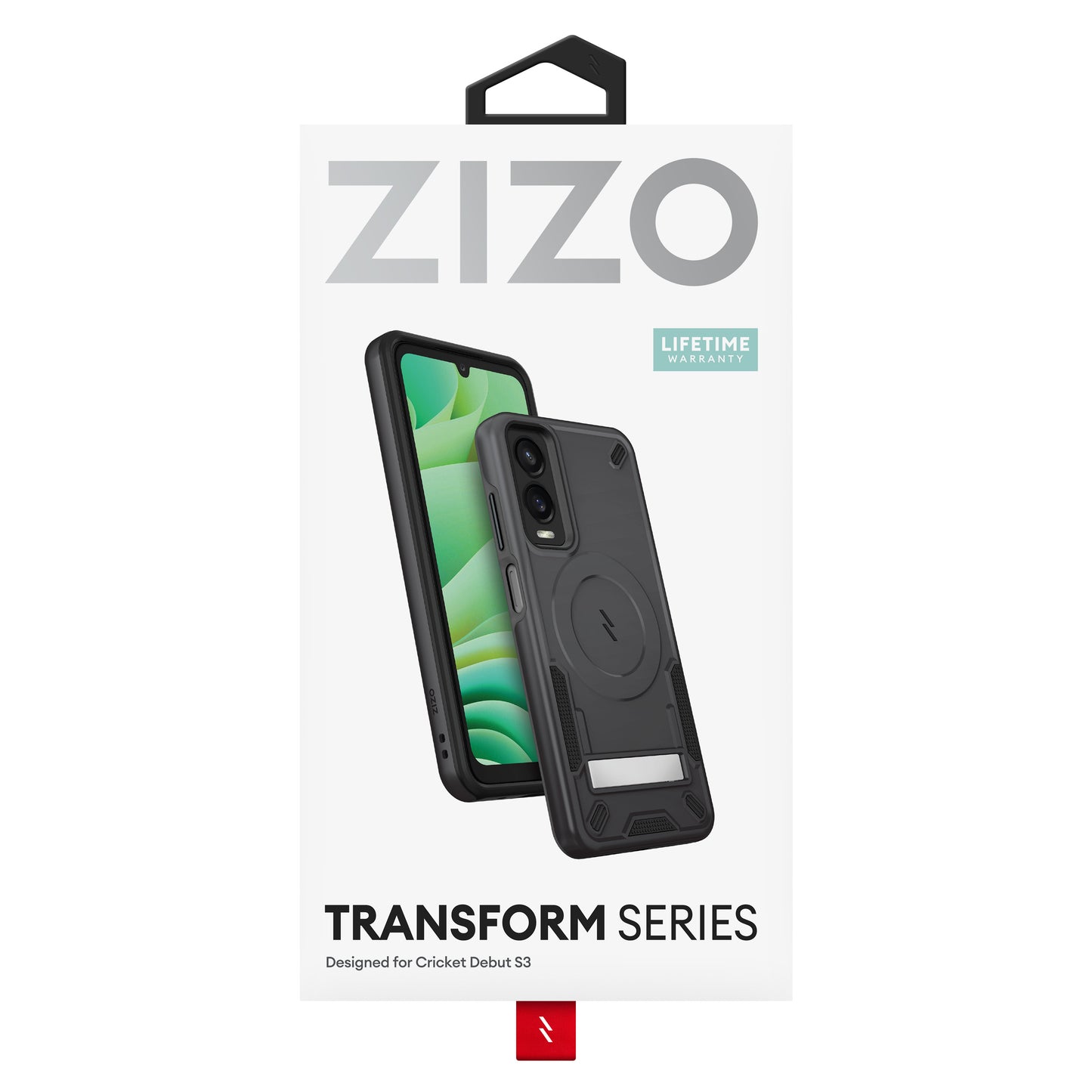 ZIZO TRANSFORM Series Cricket Debut S3 Case - Black