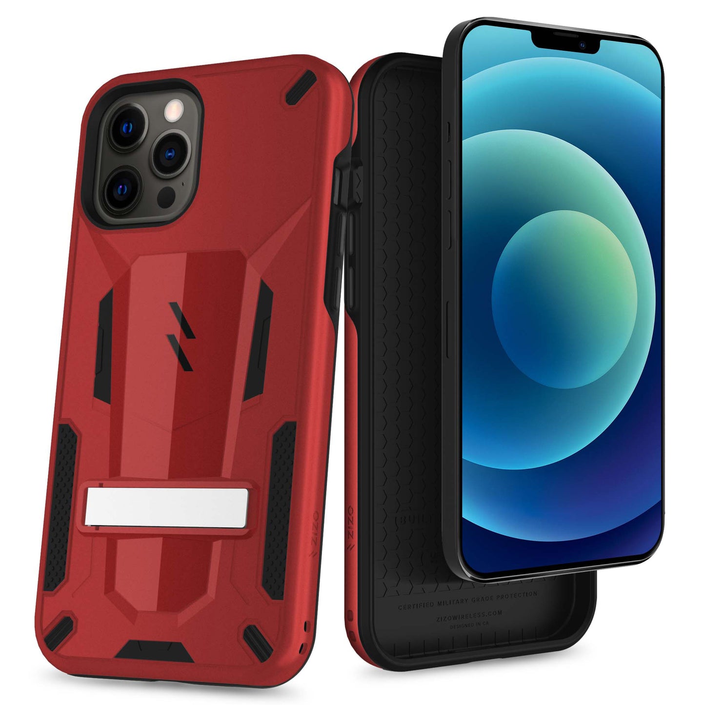 ZIZO TRANSFORM Series iPhone 12 / iPhone 12 Pro Case - Red