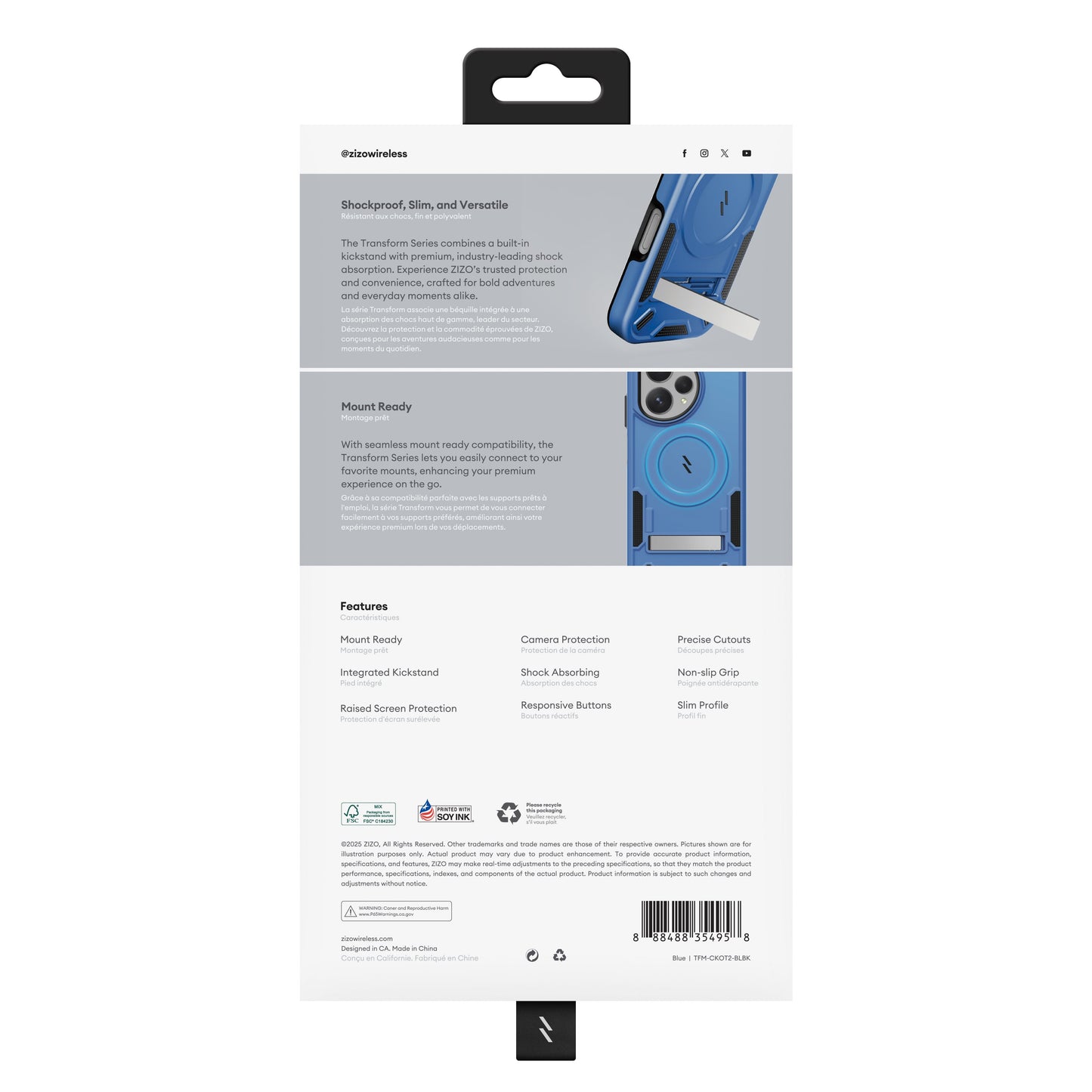 ZIZO TRANSFORM Series Cricket Icon Pro - 2026 Case