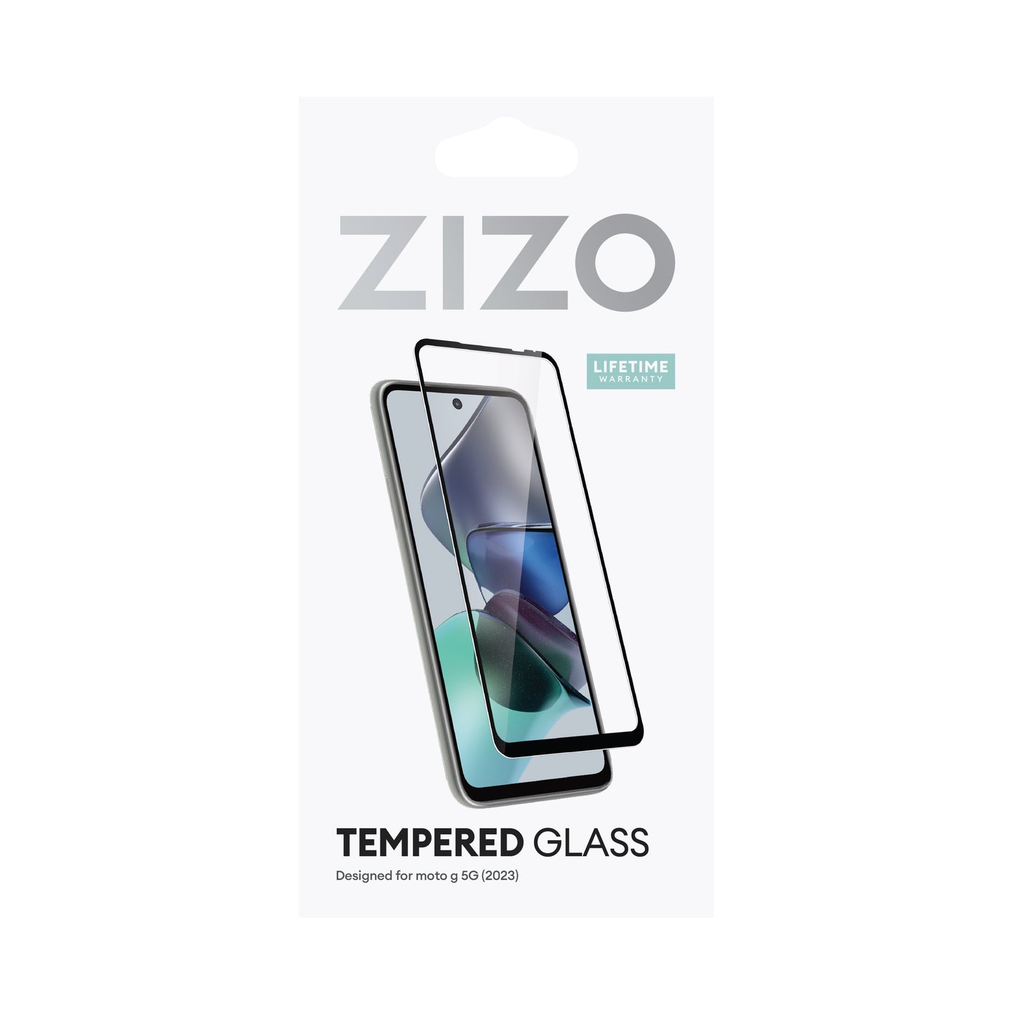 ZIZO TEMPERED GLASS Screen Protector for moto g 5G (2023) - Black - ZIZO Wireless