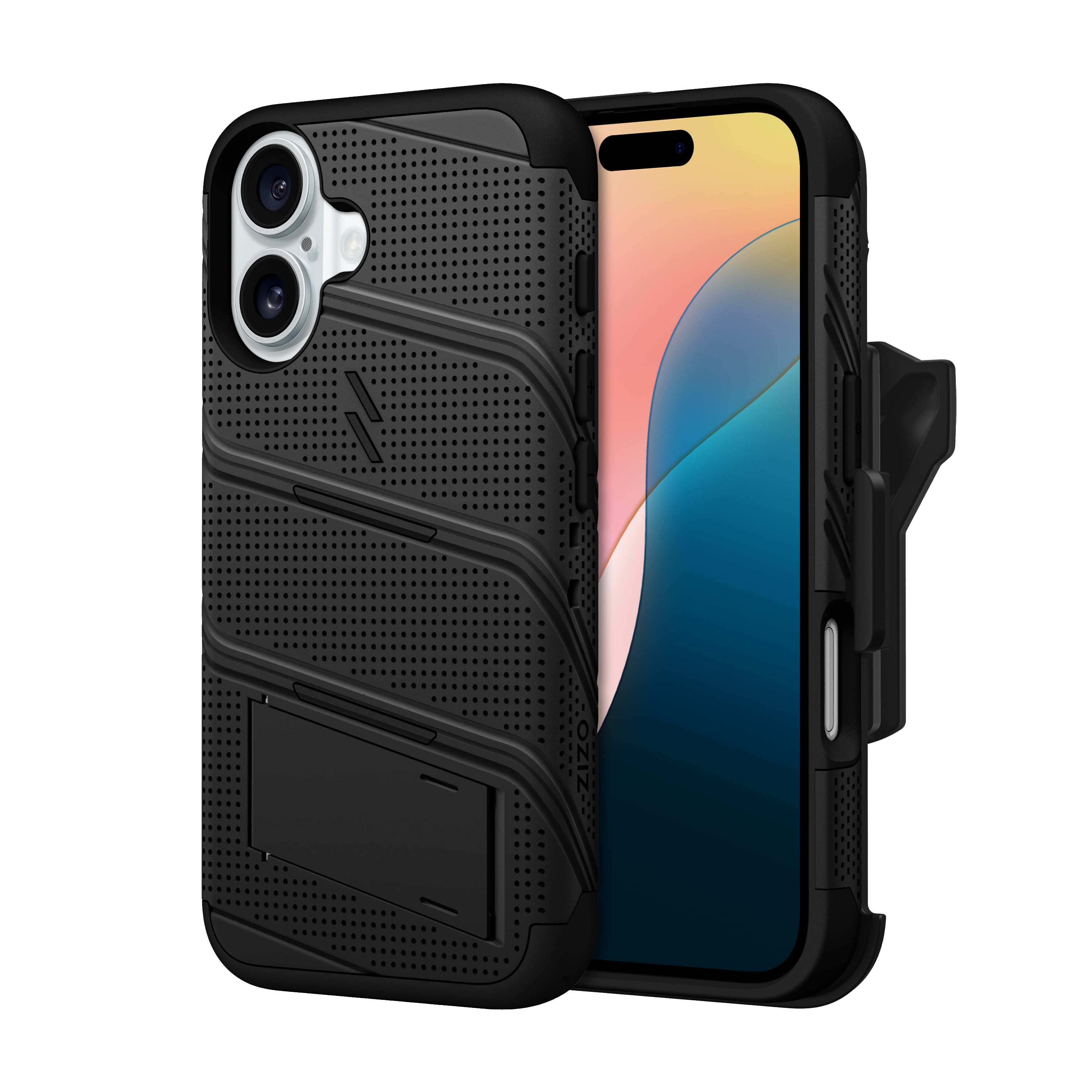 ZIZO BOLT Bundle iPhone 16 Case with Tempered Glass – ZIZO Wireless
