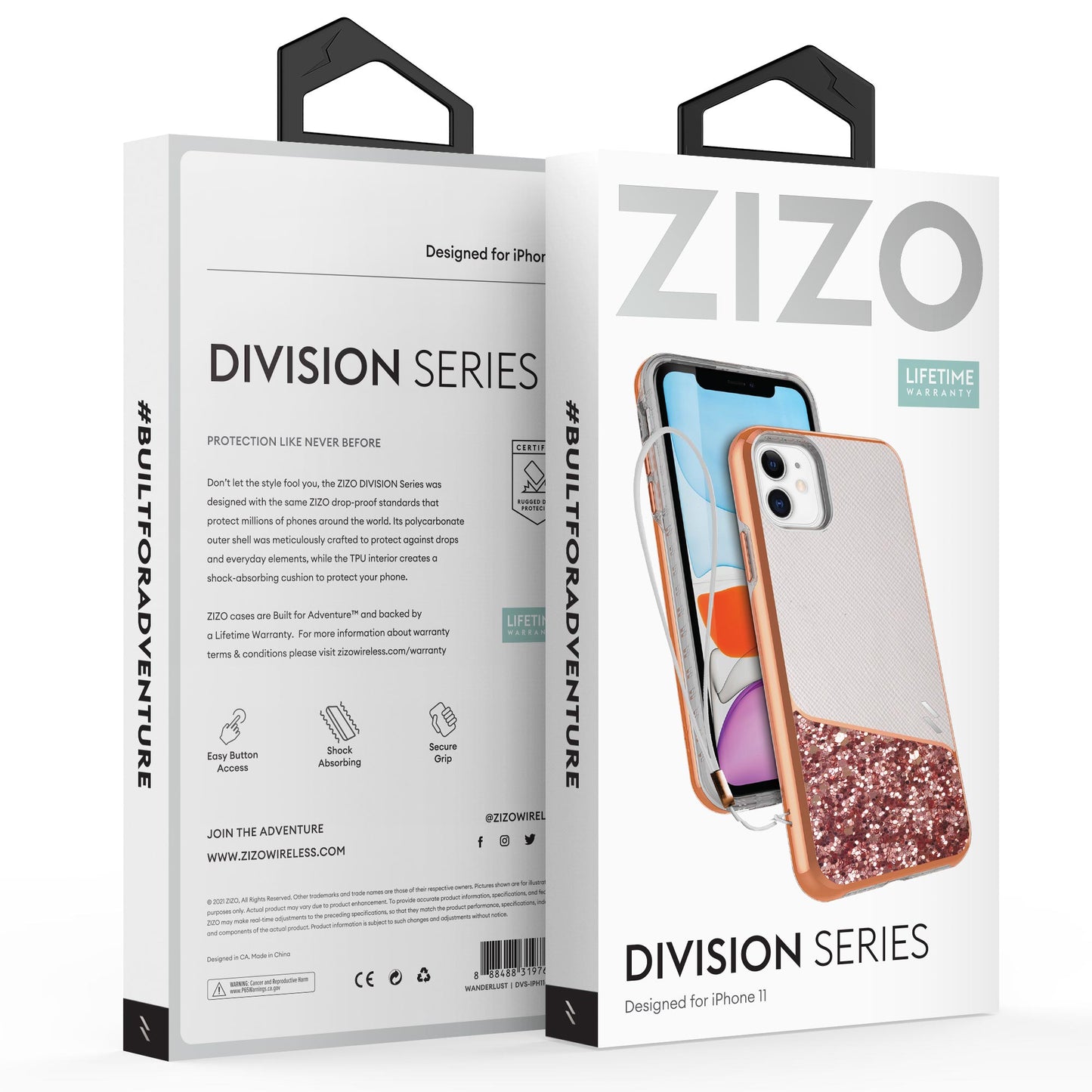 ZIZO DIVISION Series iPhone 11 (2019) Case - Dual Layered and Shockproof Protection