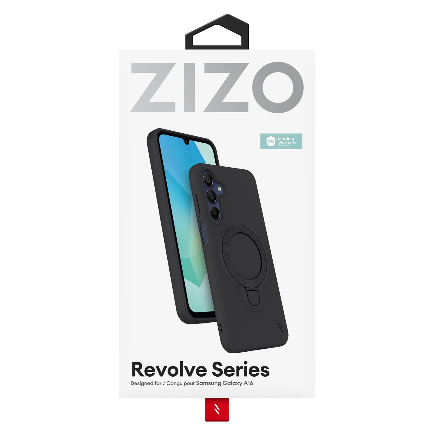 ZIZO REVOLVE Series Galaxy A16 5G Case - Magnetic Black