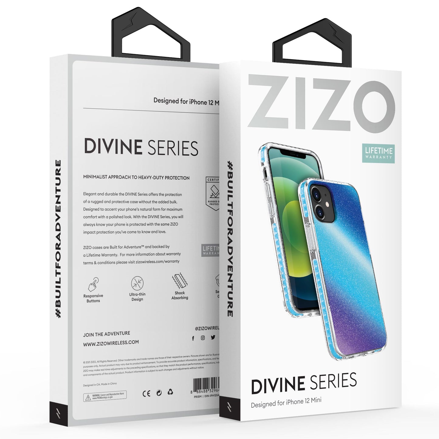 ZIZO DIVINE Series iPhone 12 Mini Case - Prism - ZIZO Wireless