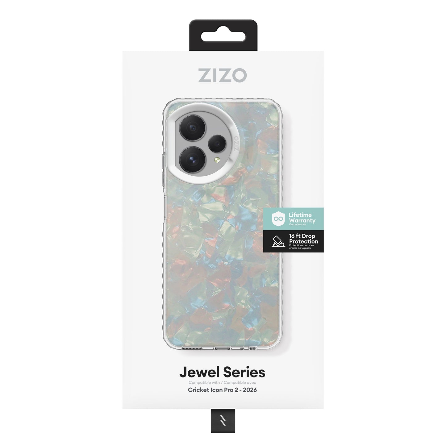 ZIZO JEWEL Series Cricket Icon Pro - 2026 Case - Opal