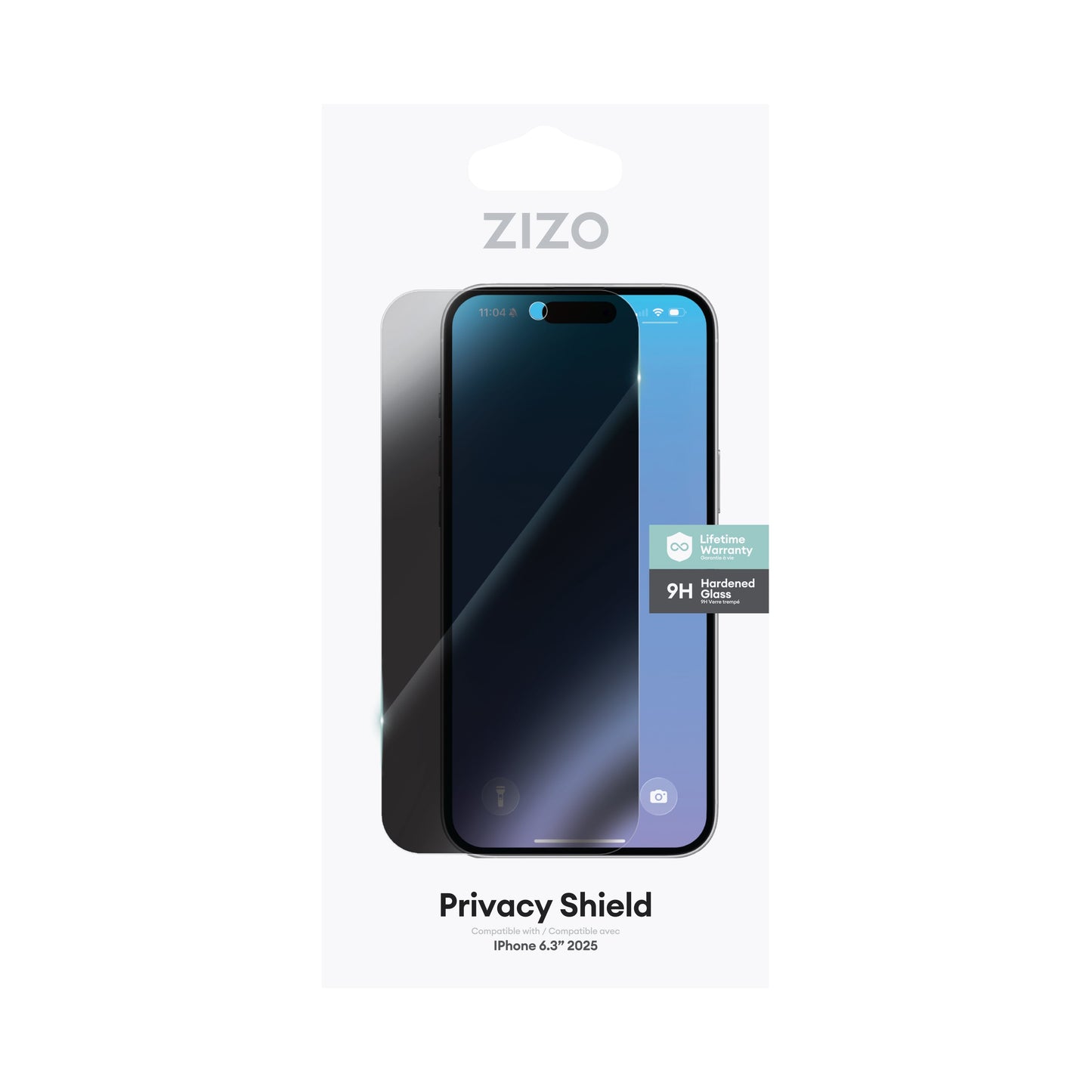 ZIZO PRIVACY Tempered Glass Screen Protector for iPhone 17 - Privacy