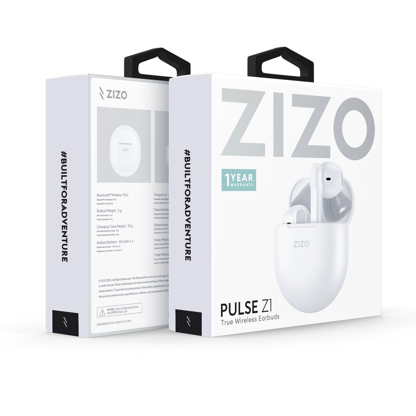 ZIZO PULSE Z1 True Wireless Earbuds with Charging Case