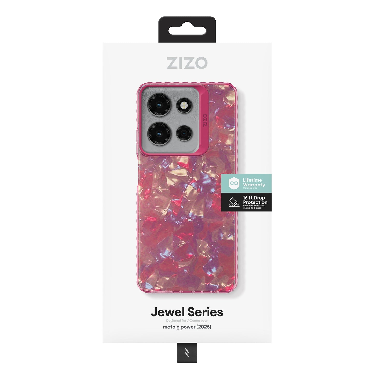 ZIZO JEWEL Series moto g power (2025) Case - Blossom - ZIZO Wireless