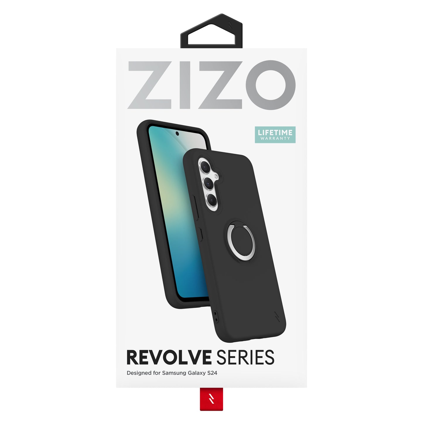 ZIZO REVOLVE Series Galaxy S24 Case - Magnetic Black - ZIZO Wireless