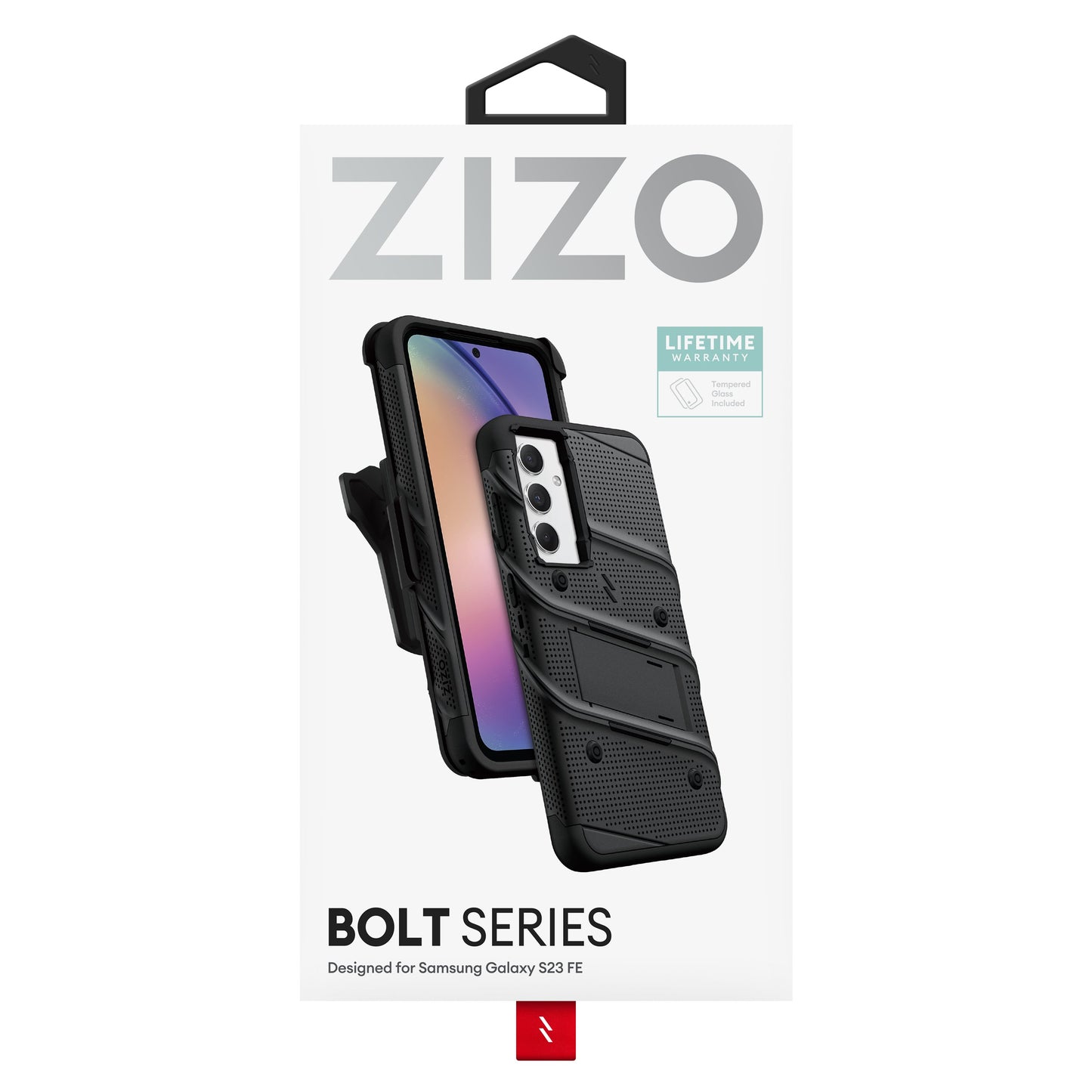 ZIZO BOLT Bundle Galaxy S23 FE Case - Black - ZIZO Wireless