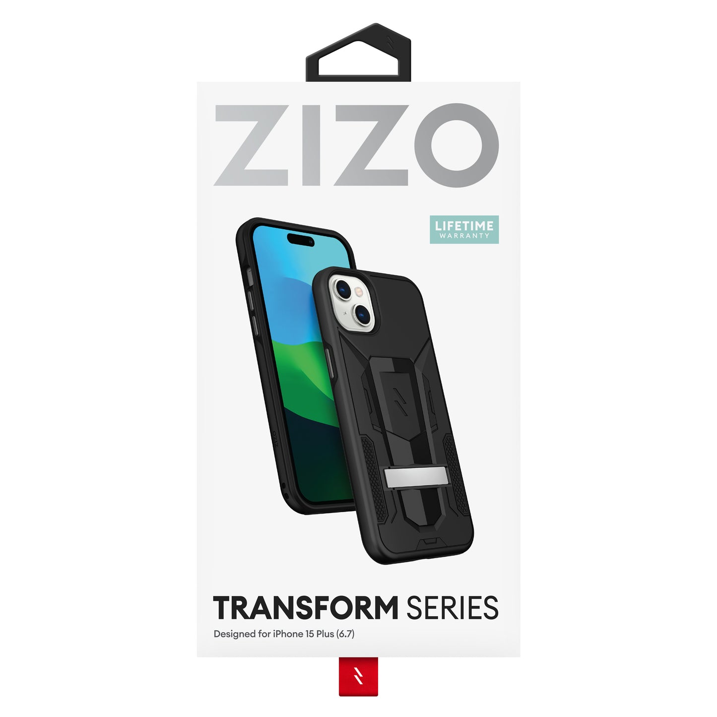 ZIZO TRANSFORM Series iPhone 15 Plus Case - Black