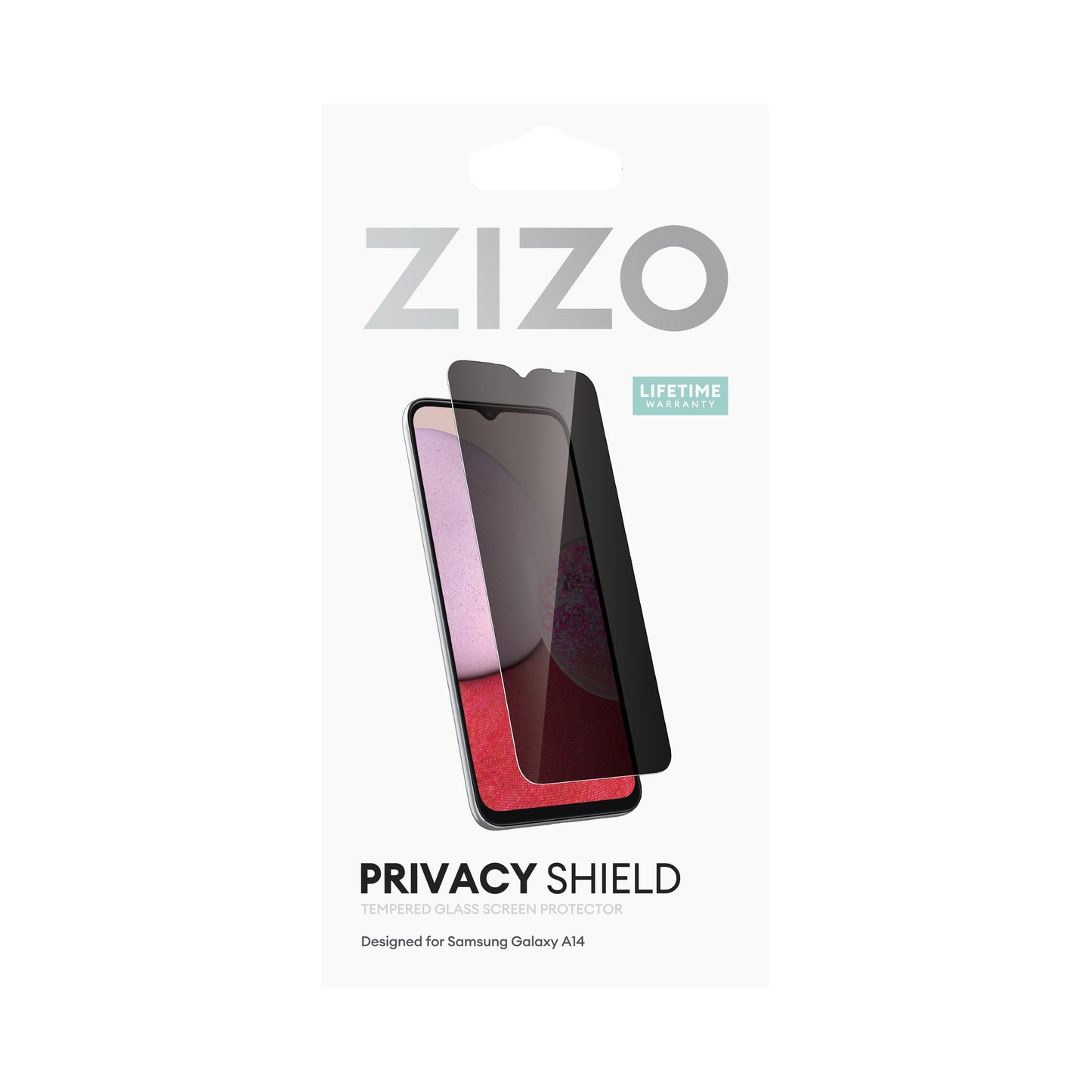 ZIZO PRIVACY Tempered Glass Screen Protector for Galaxy A14 5G - Privacy
