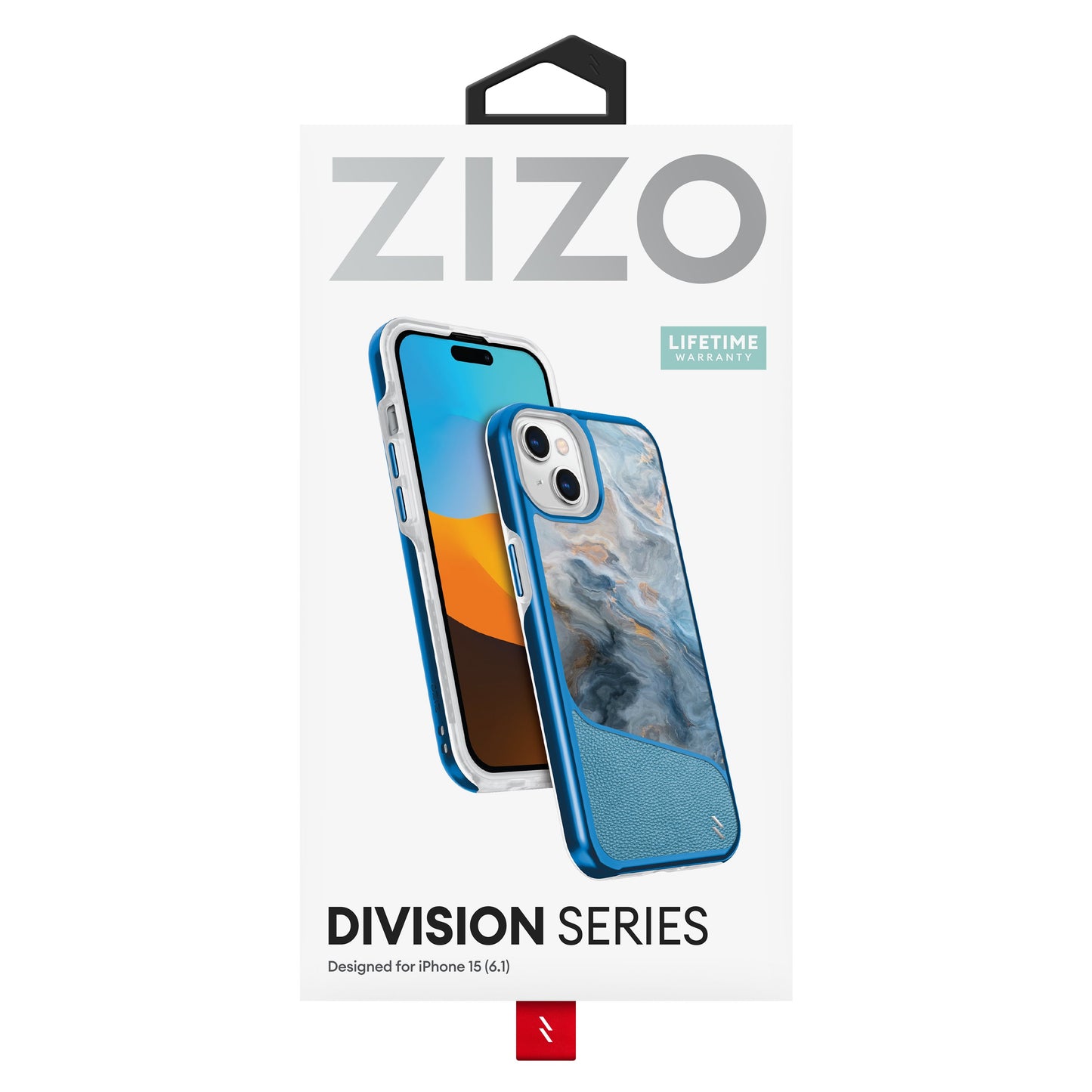 ZIZO DIVISION Series iPhone 15 Case - Marble - ZIZO Wireless